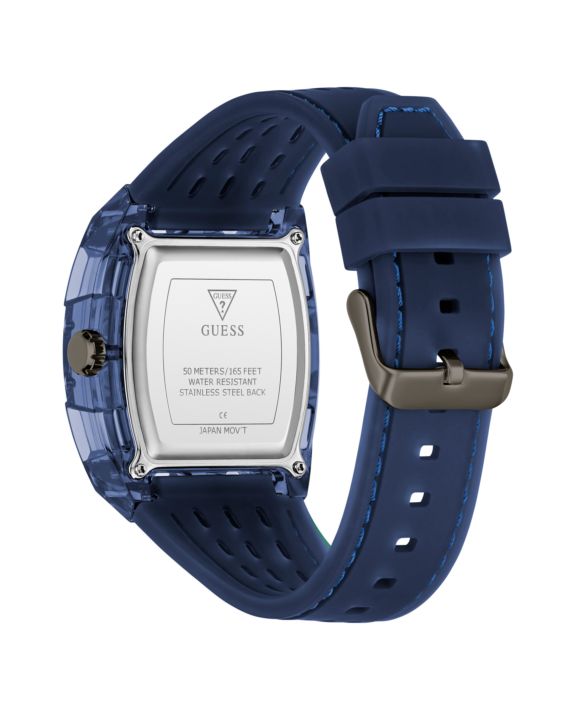 Reloj de hombre phoenix gw0959g1 de silicona y correa - Guess - Azul Azul-3
