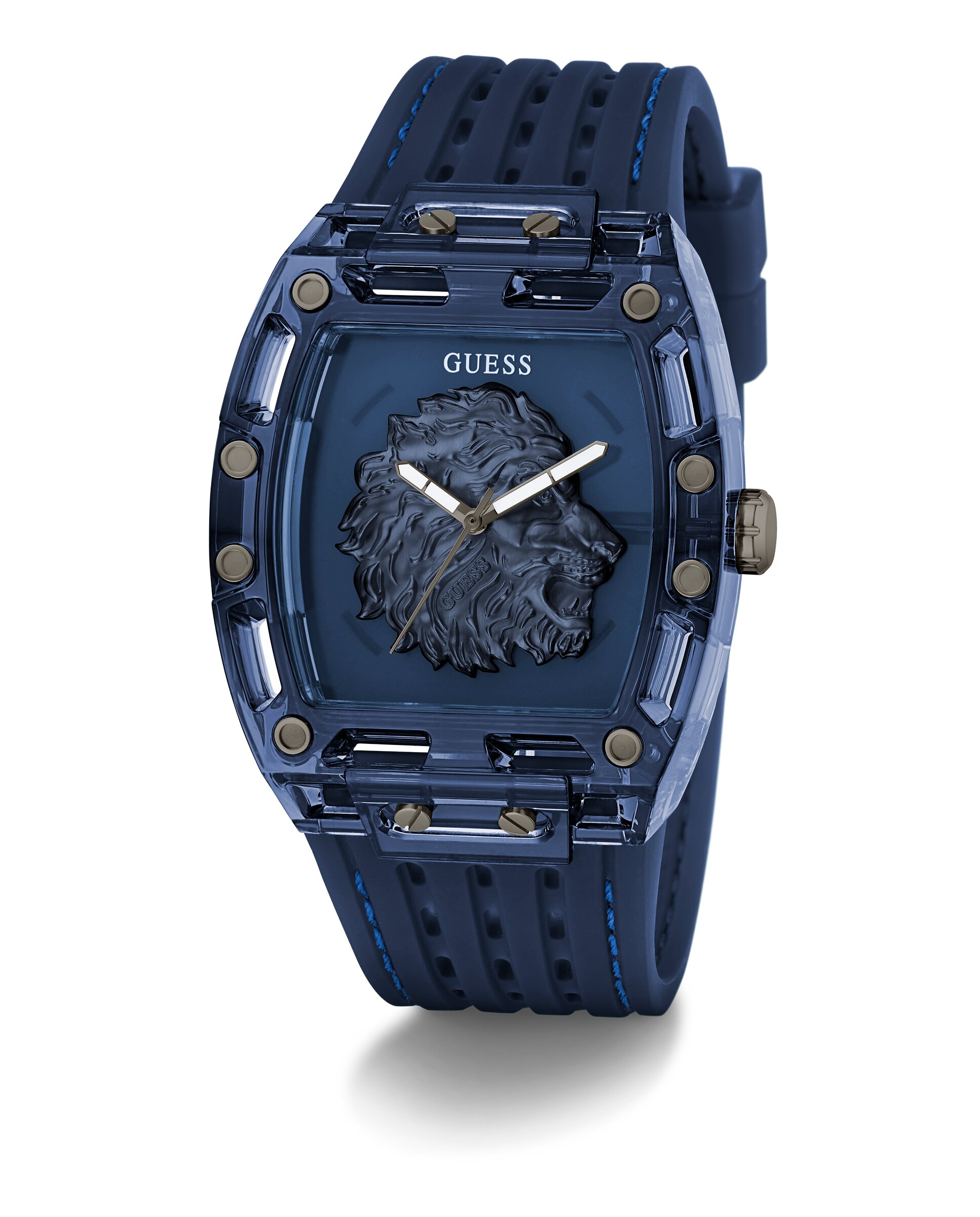 Reloj de hombre phoenix gw0959g1 de silicona y correa - Guess - Azul Azul-5