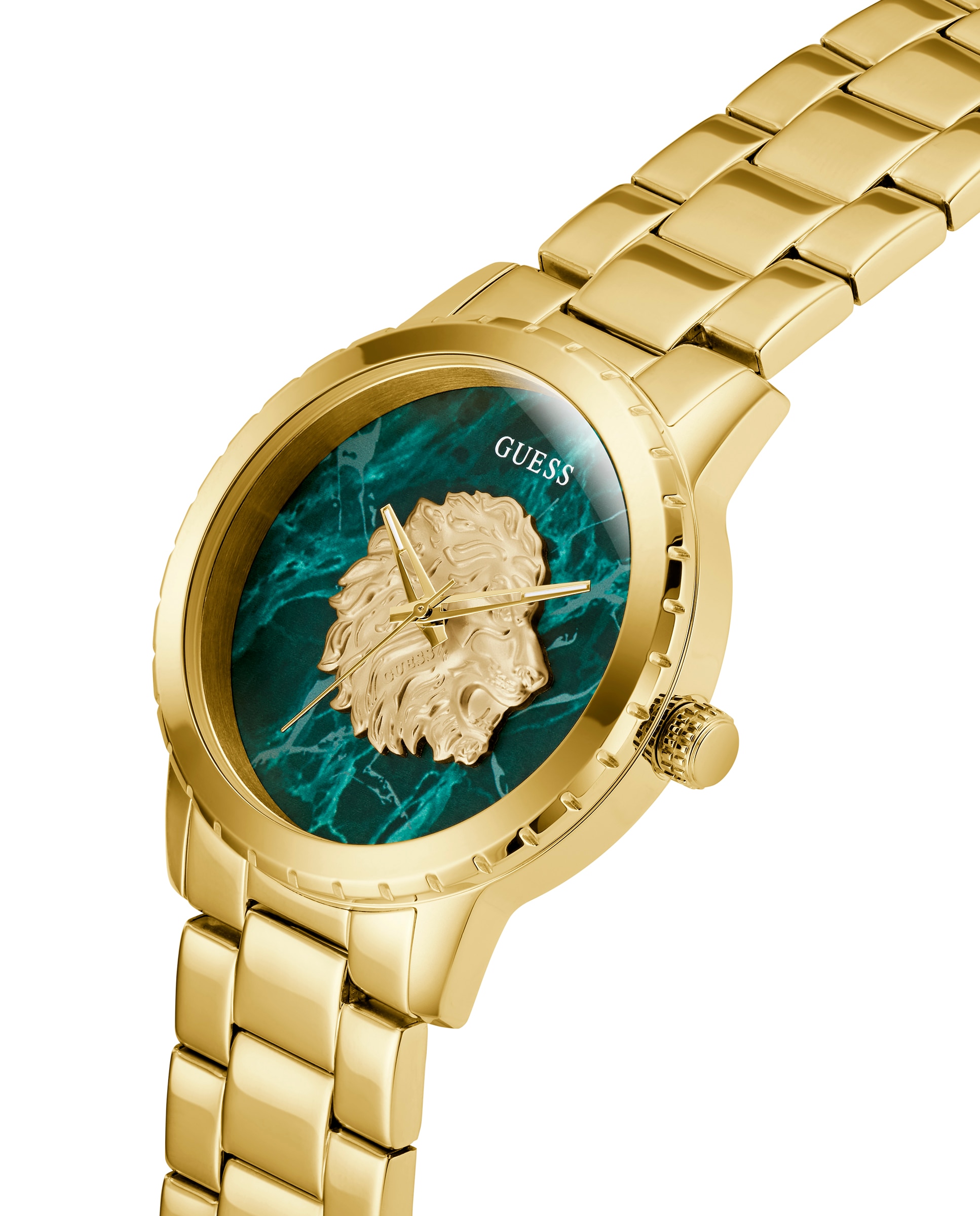 Reloj de hombre monarch gw0958g2 de acero y correa dorada - Guess - Oro Oro-4