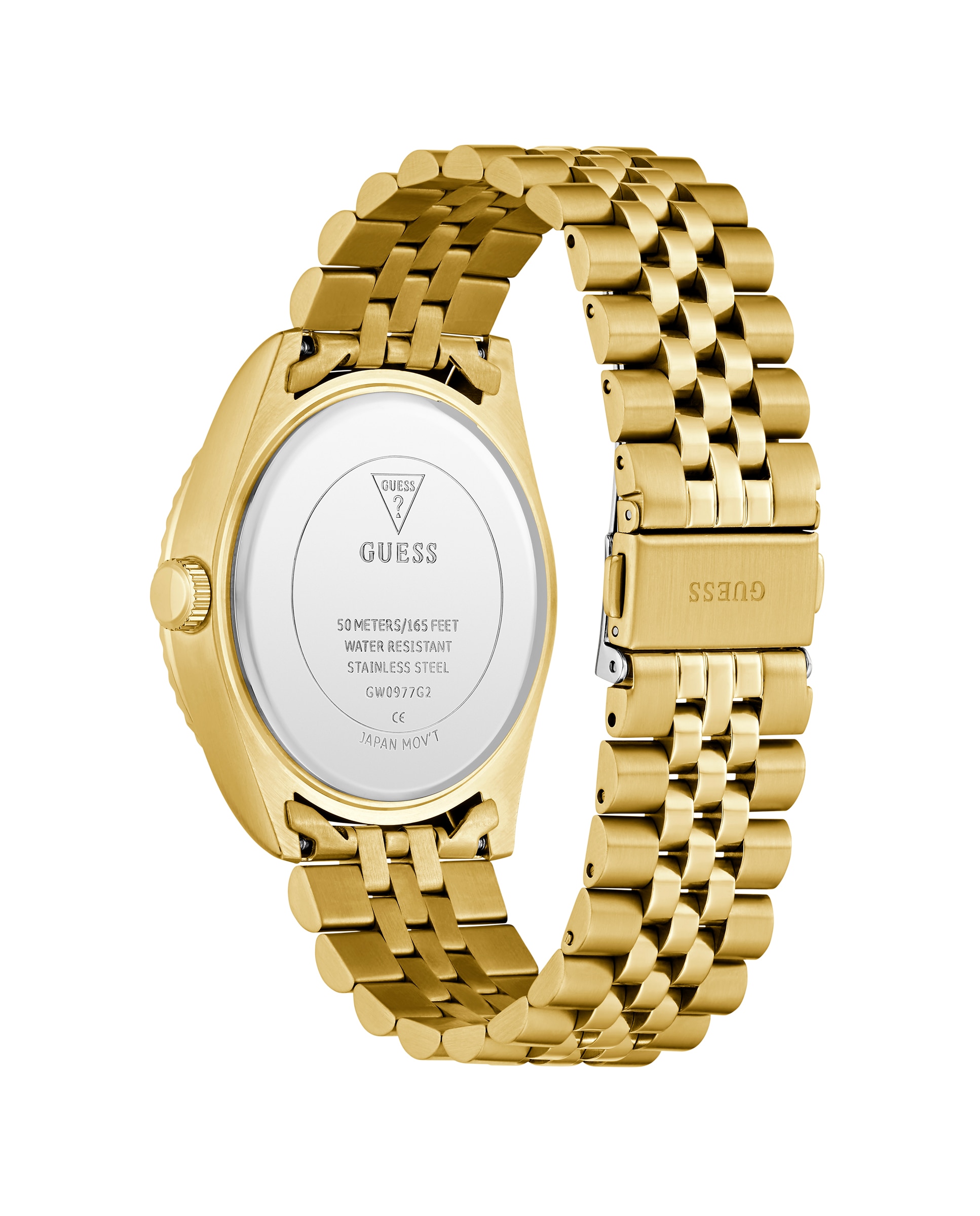 Reloj de hombre jaden gw0977g2 de acero y correa dorada - Guess - Oro Oro-3