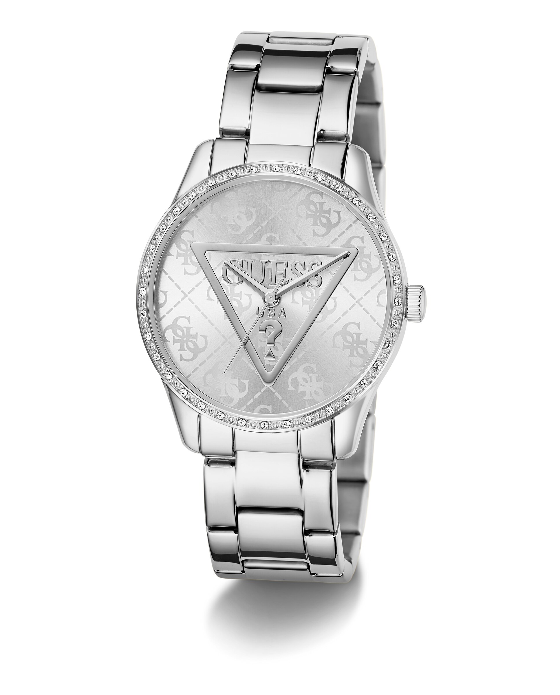 Reloj de mujer roxy gw0987l1 de acero y correa plateada/gris - Guess - Plata Plata-5
