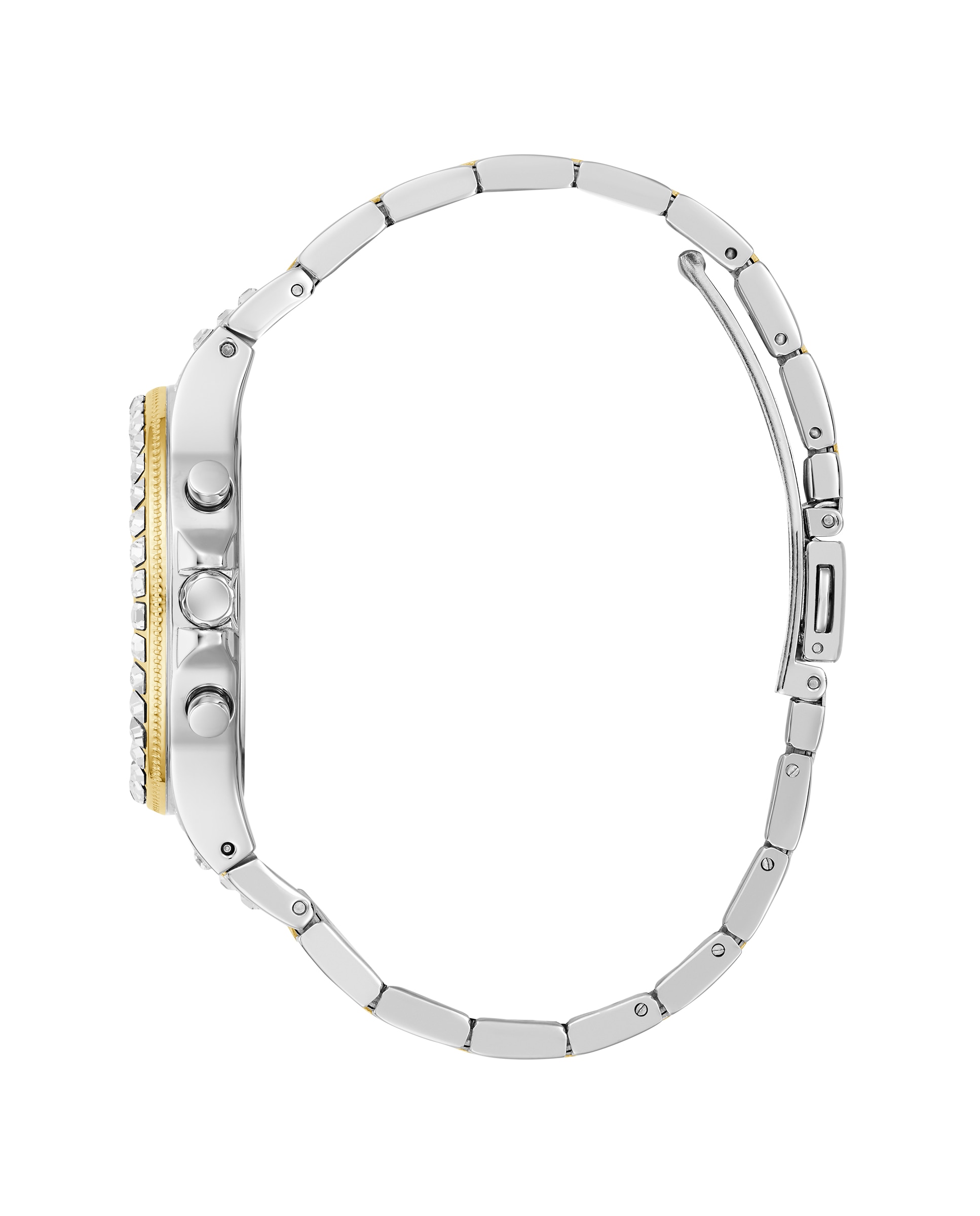 Reloj de mujer moonlight gw0320l7 de acero y correa bicolor oro - Guess - Plata Plata-2