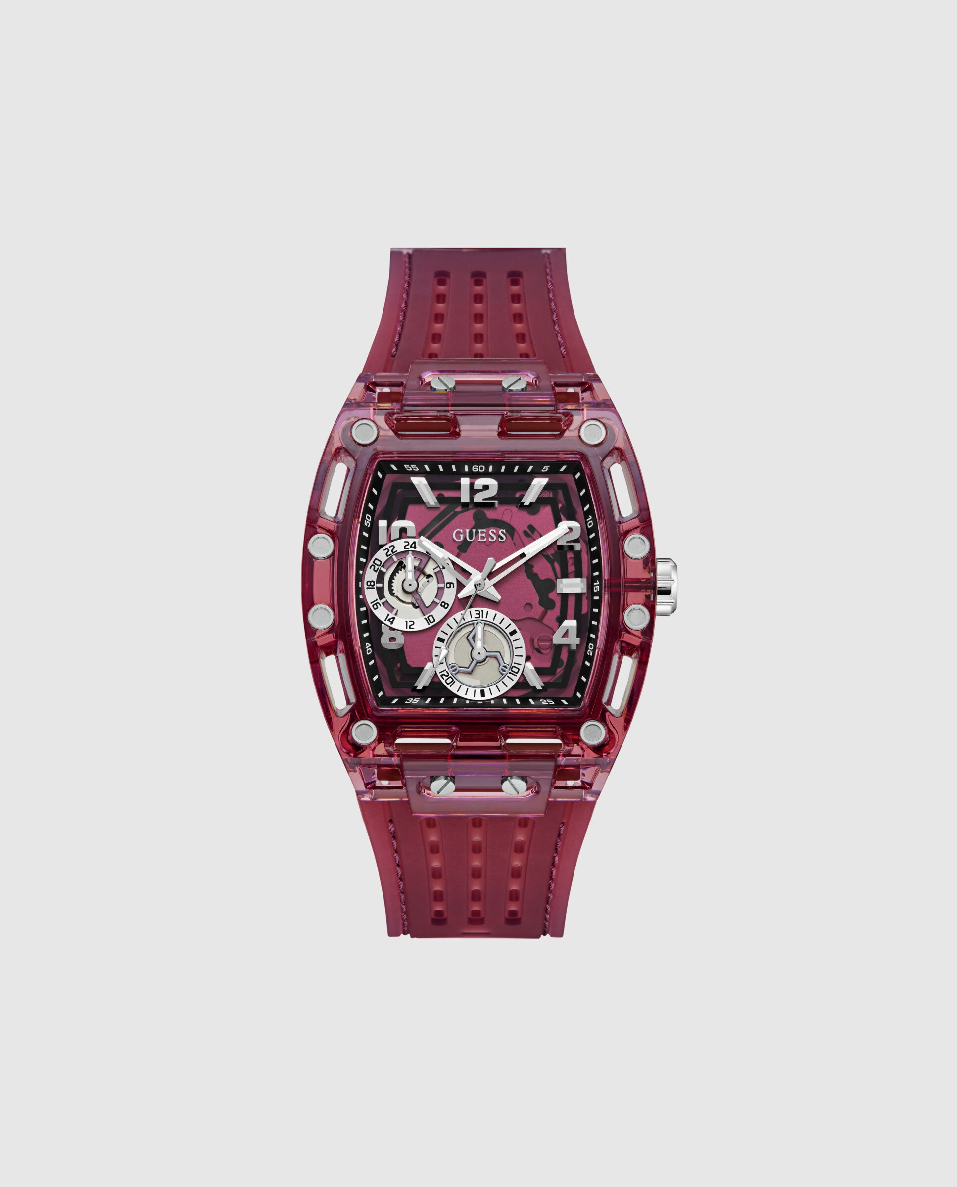 Imagen 0 de Reloj de hombre phoenix gw0499g12 de silicona y correa roja Rojo
