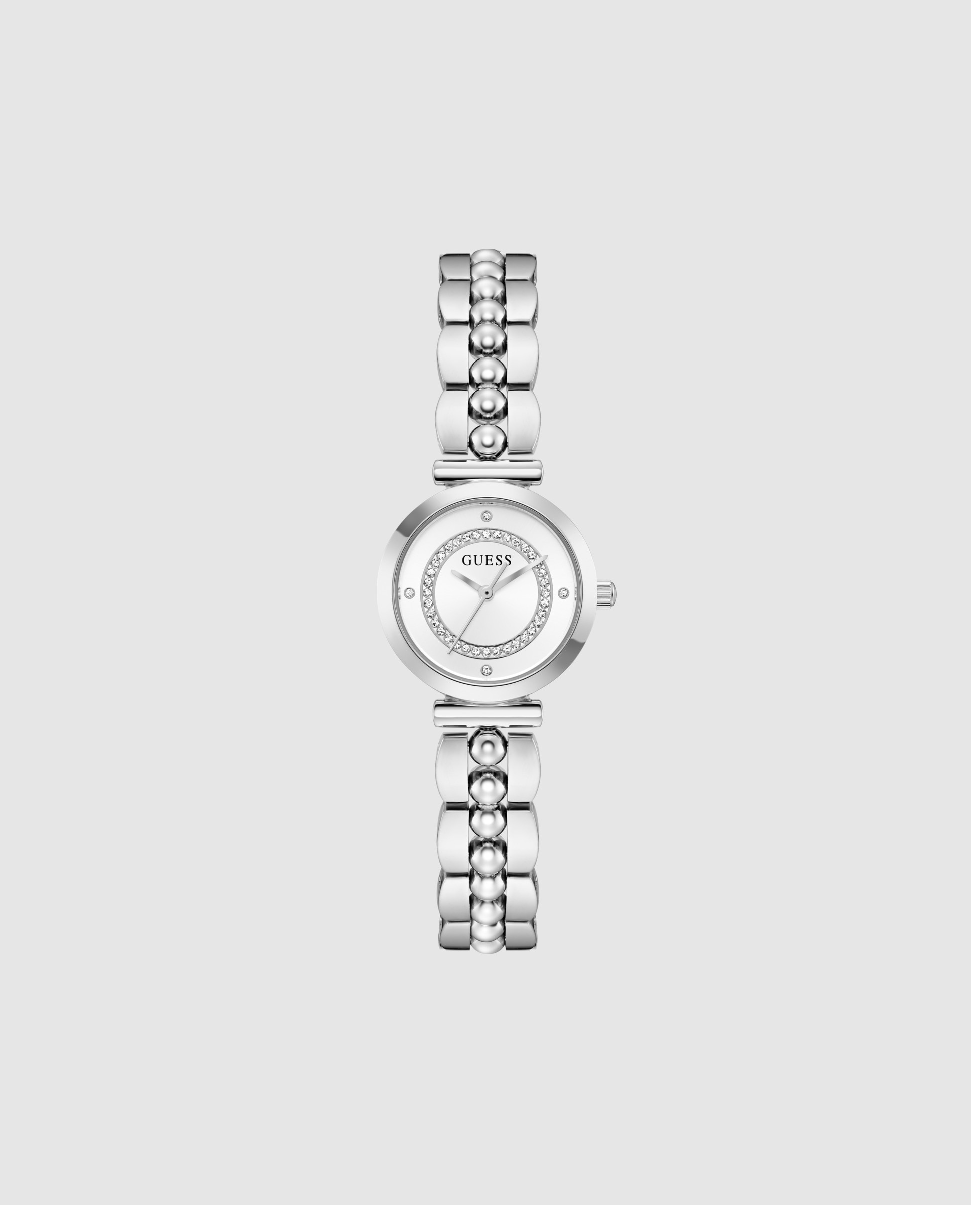 Imagen 0 de Reloj de mujer leena gw0994l1 de acero y correa plateada/gris Plata