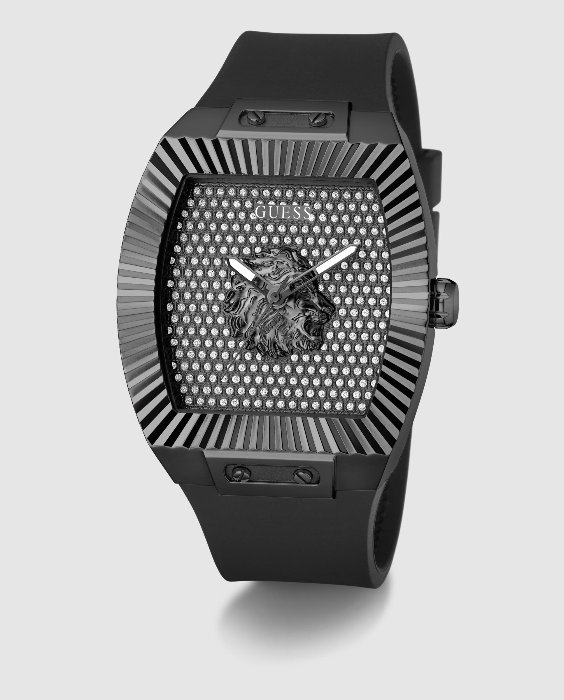 Reloj de hombre phoenix gw1066g3 de silicona y correa negra - Guess - Negro Negro-5