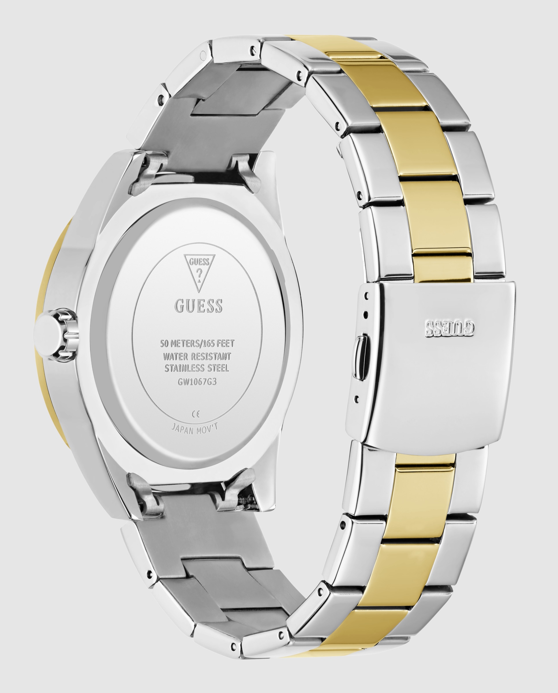 Reloj de hombre orion gw1067g3 de acero y correa bicolor oro - Guess - Plata Plata-3