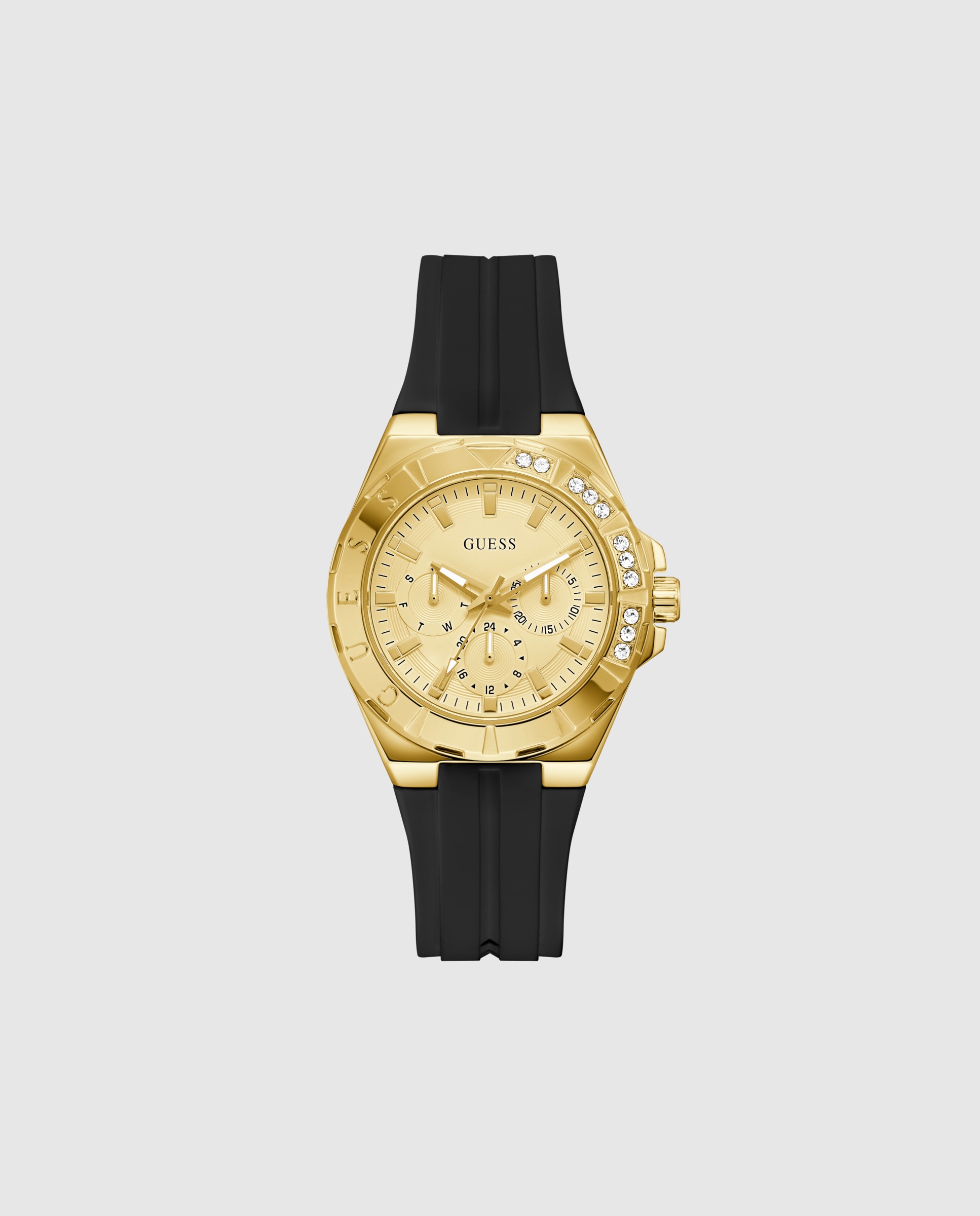 Reloj de mujer calypso gw1034l2 de silicona y correa blanca - Guess - Blanco Blanco-1