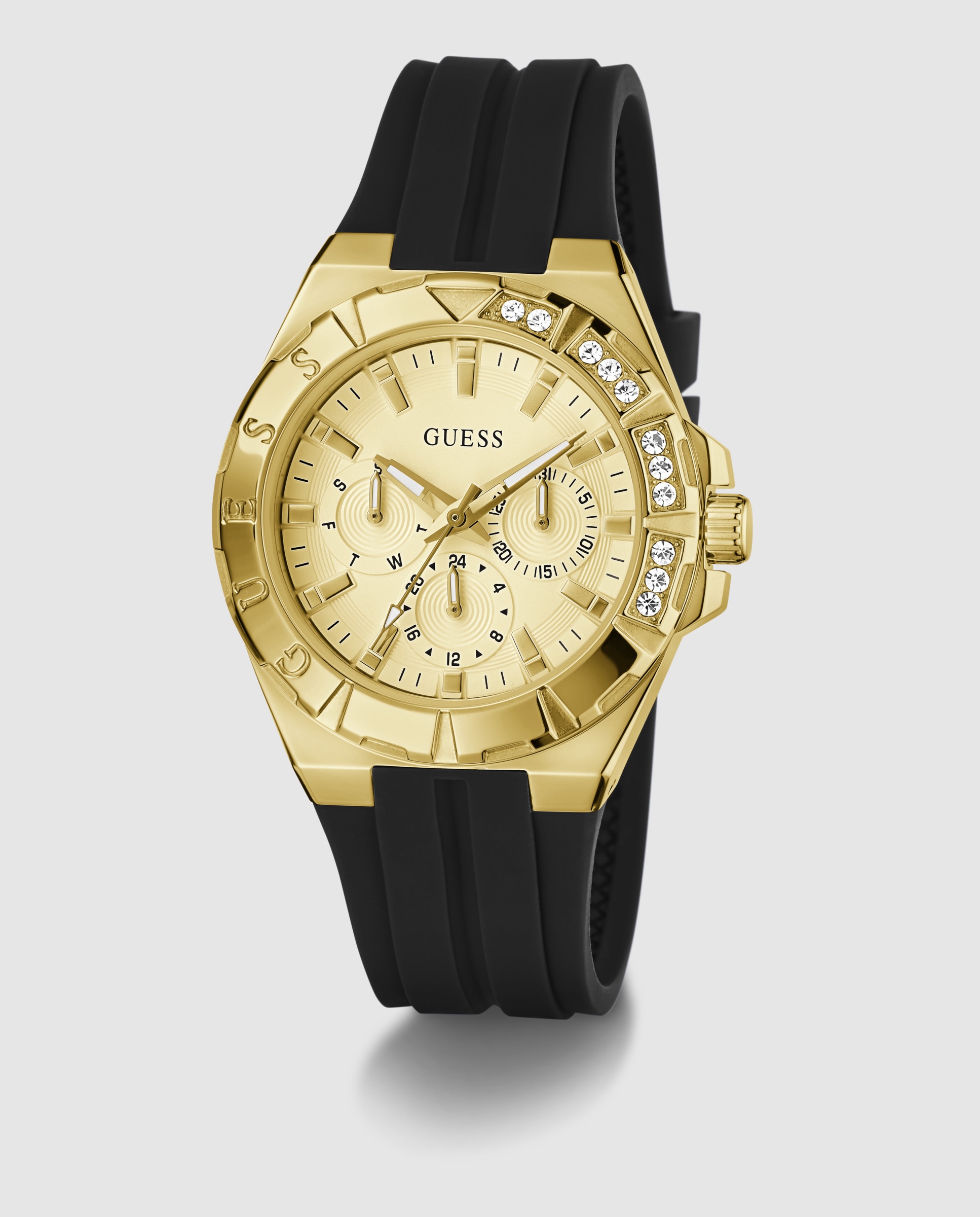 Reloj de mujer calypso gw1034l2 de silicona y correa blanca - Guess - Blanco Blanco-5