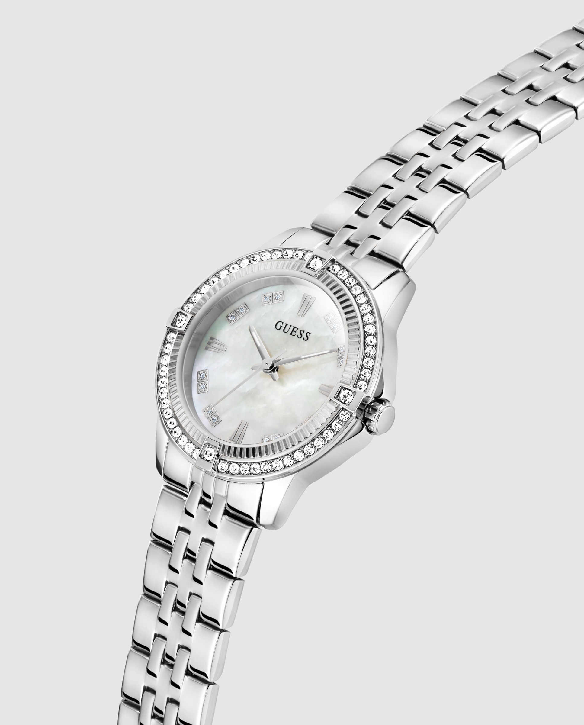 Reloj de mujer colette gw1027l1 de acero y correa plateada/gris - Guess - Plata Plata-4