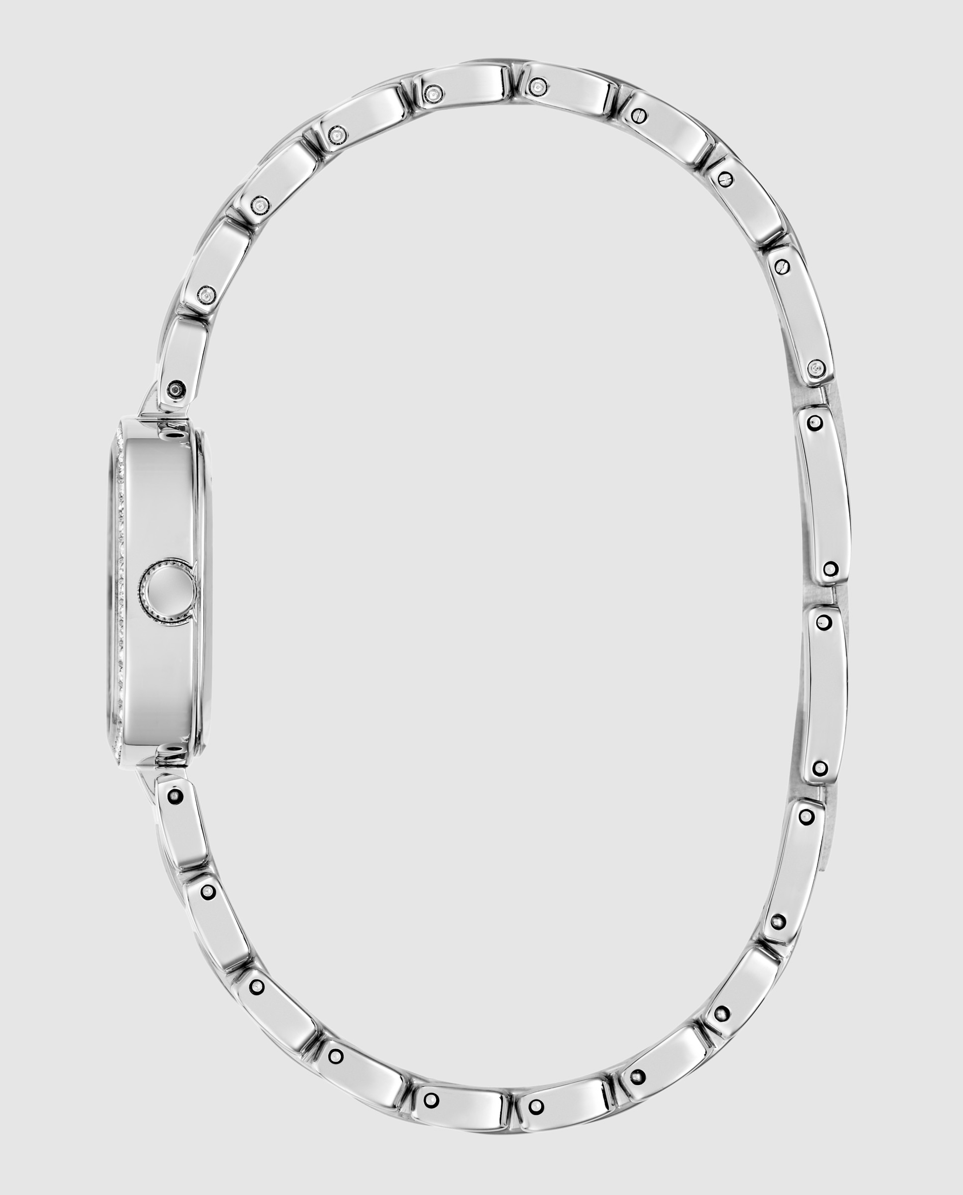 Reloj de mujer hazel gw1018l1 de acero y correa plateada/gris - Guess - Plata Plata-2
