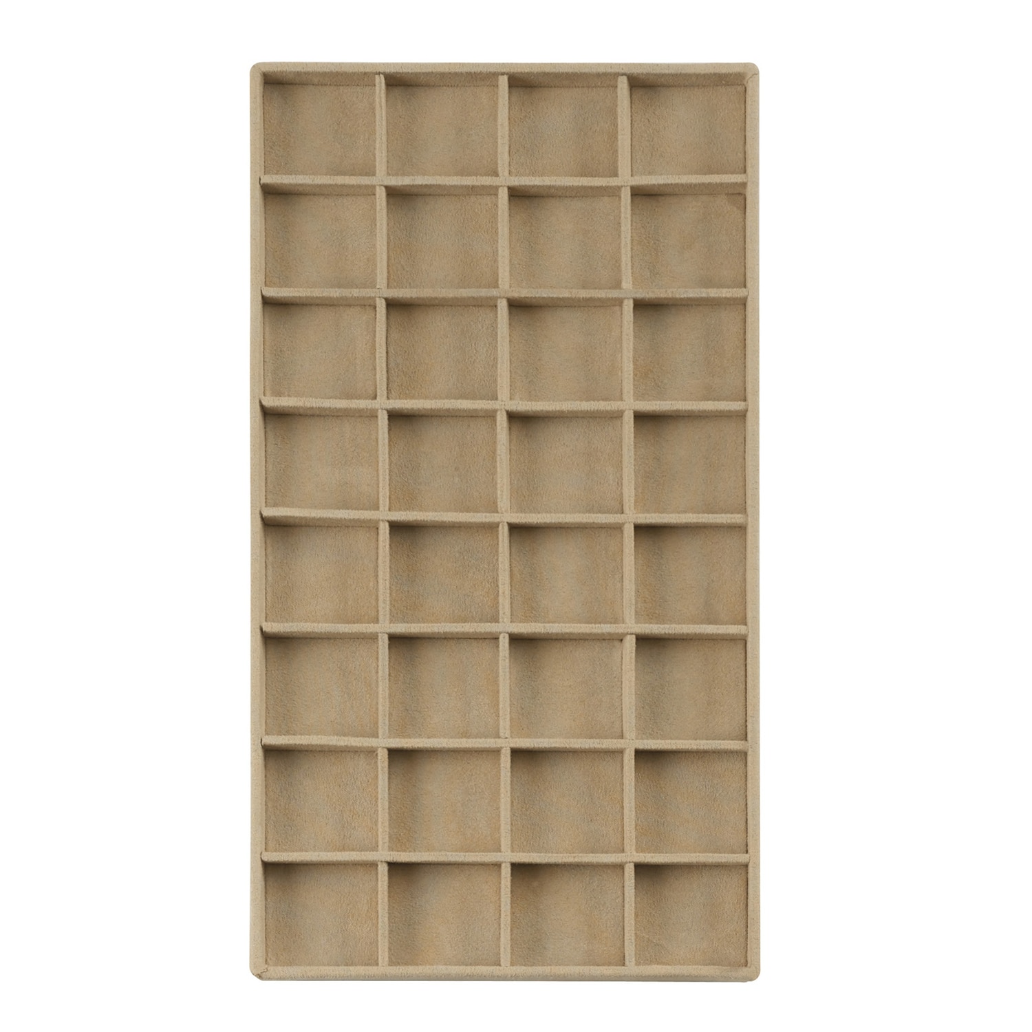 Imagen 0 de Bandeja Vault de joyero para pendientes en color beige Beige