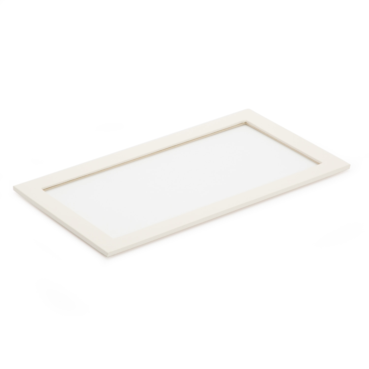 Imagen 2 de Tapa Vault de joyero de cristal en color blanco marfil - Wolf - Blanco Blanco