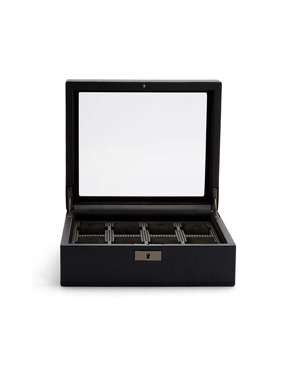 Caja para relojes axis de 8 piezas - Wolf - Negro Negro-2