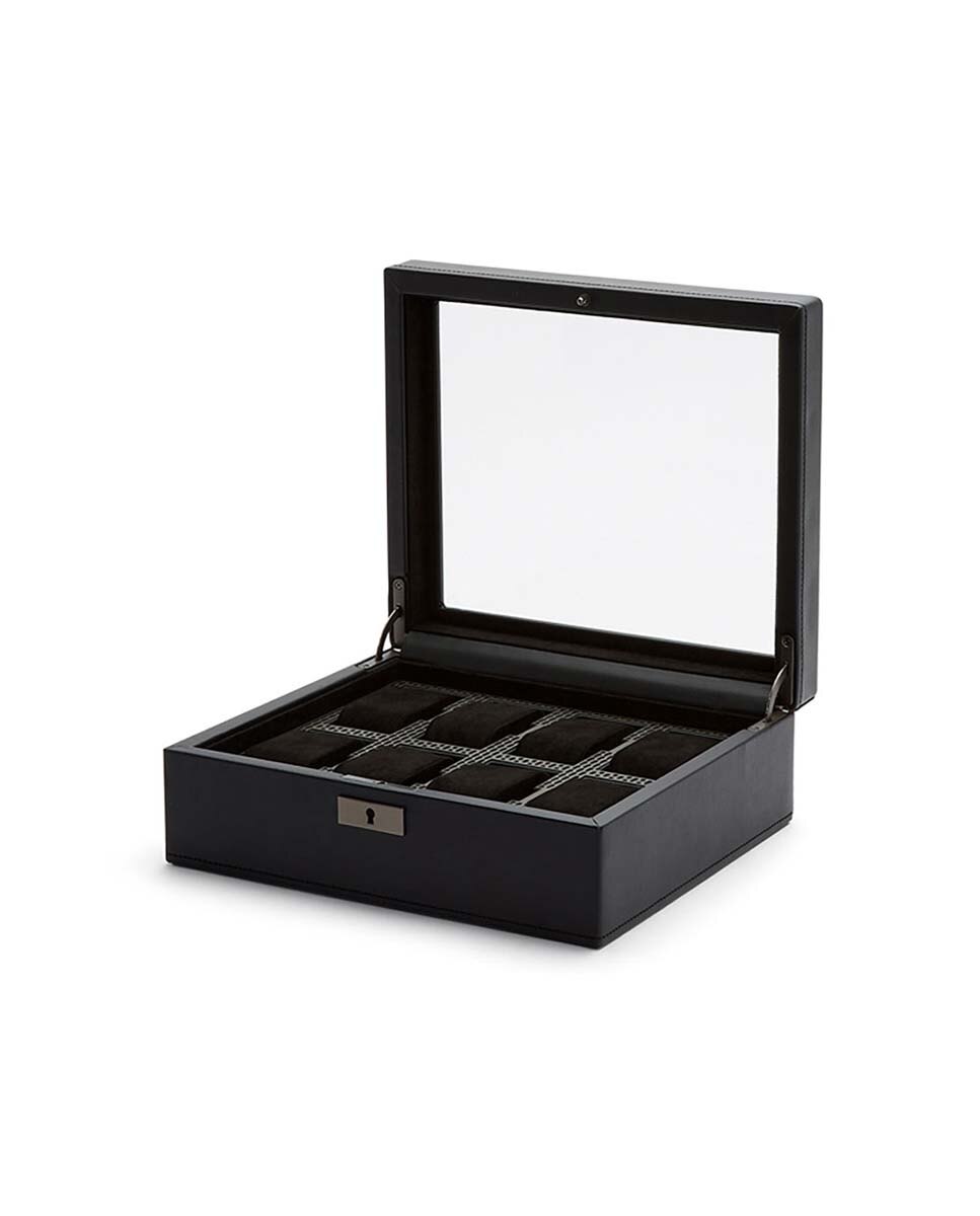 Caja para relojes axis de 8 piezas - Wolf - Negro Negro-4