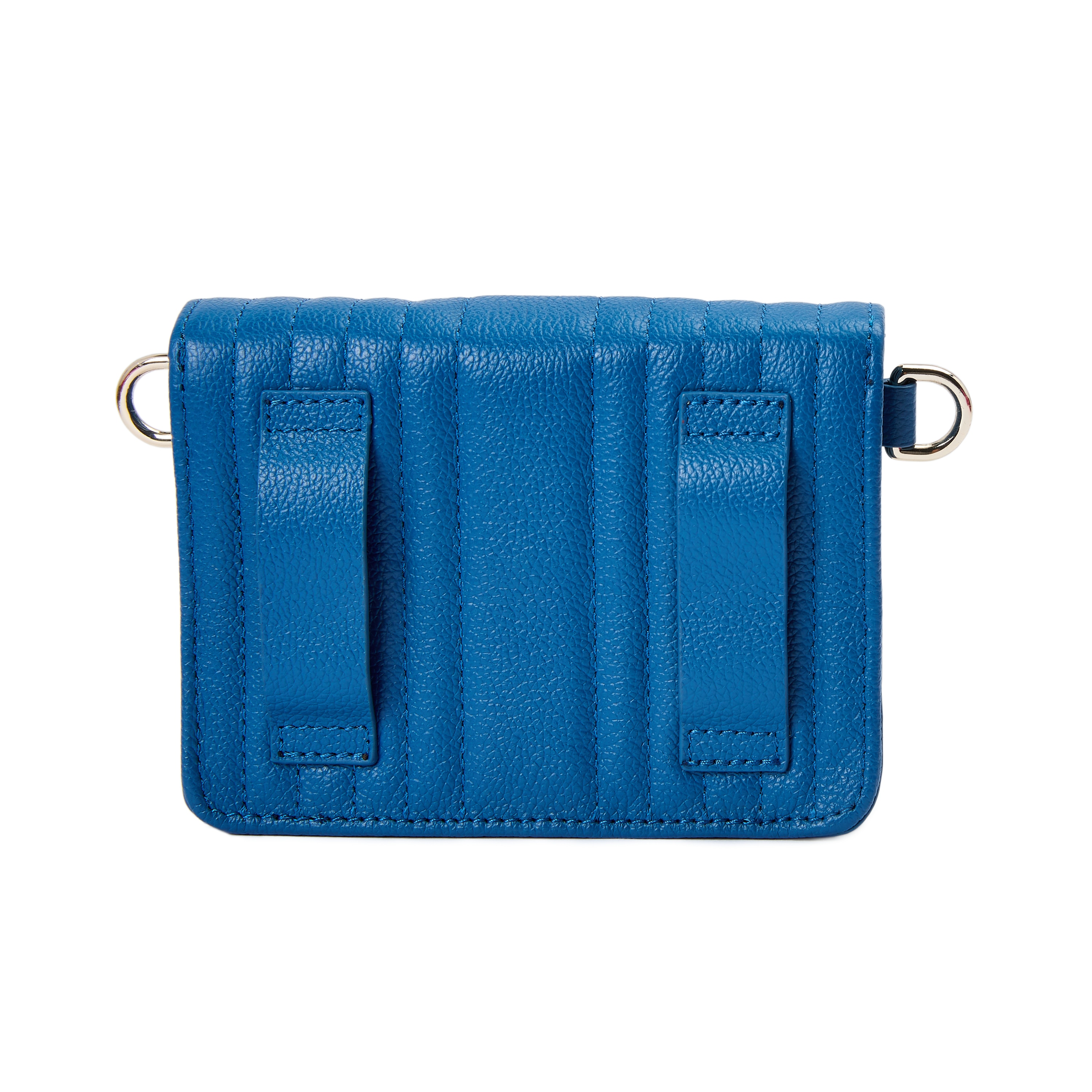 Bolso de hombro Mimi de cuero cruzada pequeña de color azul - Wolf - Azul marino Azul marino-5