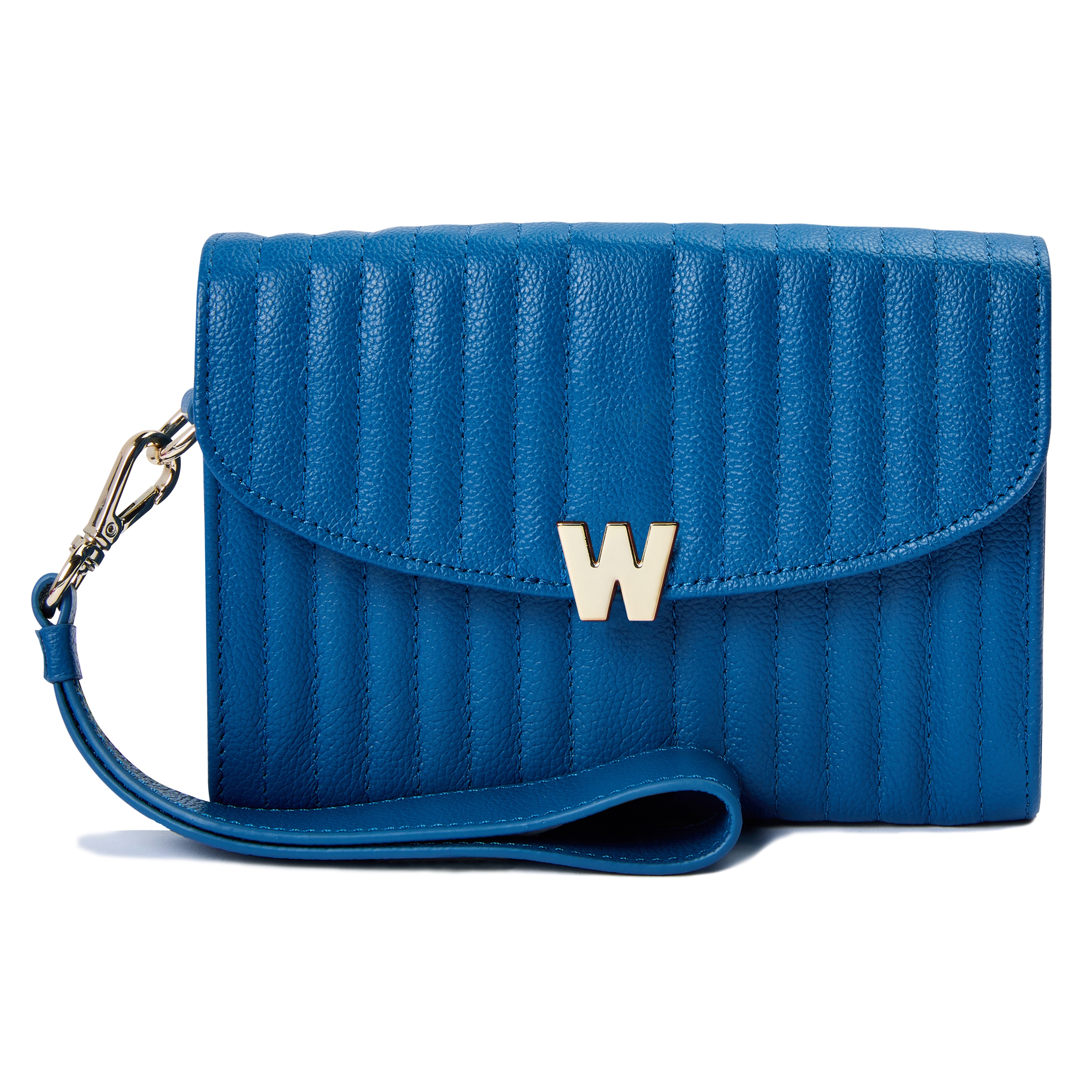 Bolso de hombro Mimi de cuero cruzada de color azul - Wolf - Azul marino Azul marino-3