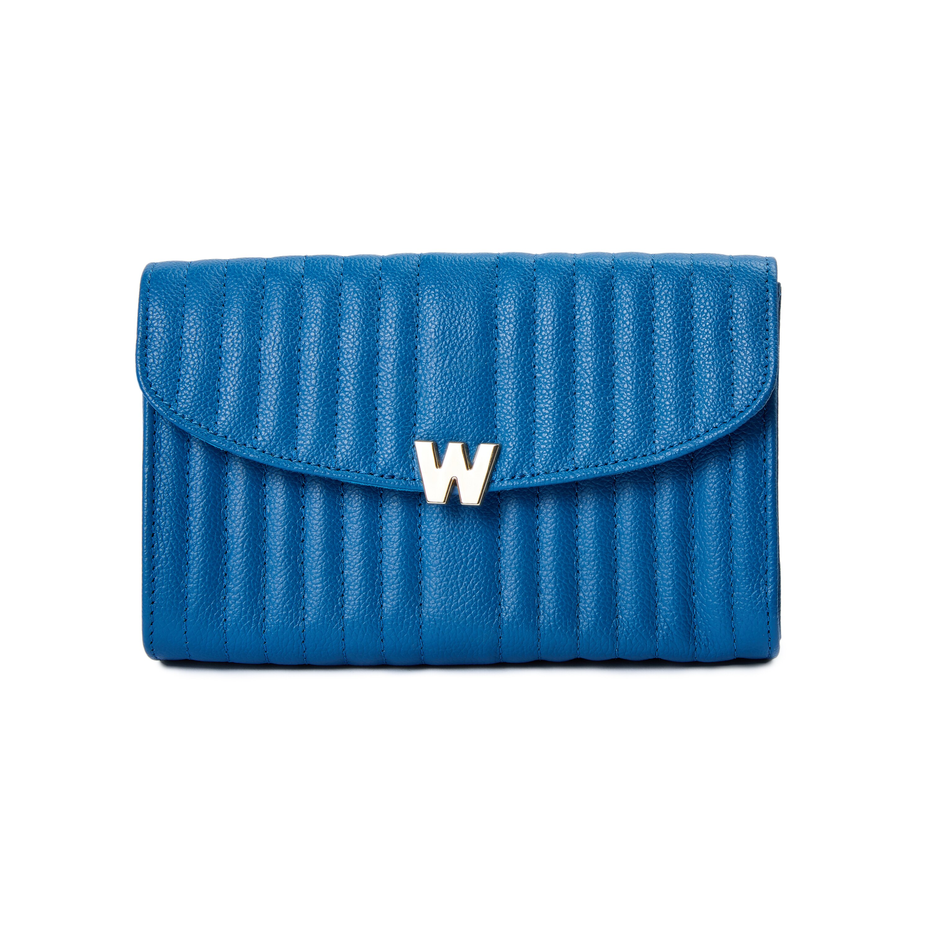 Bolso de hombro Mimi de cuero cruzada de color azul - Wolf - Azul marino Azul marino-2