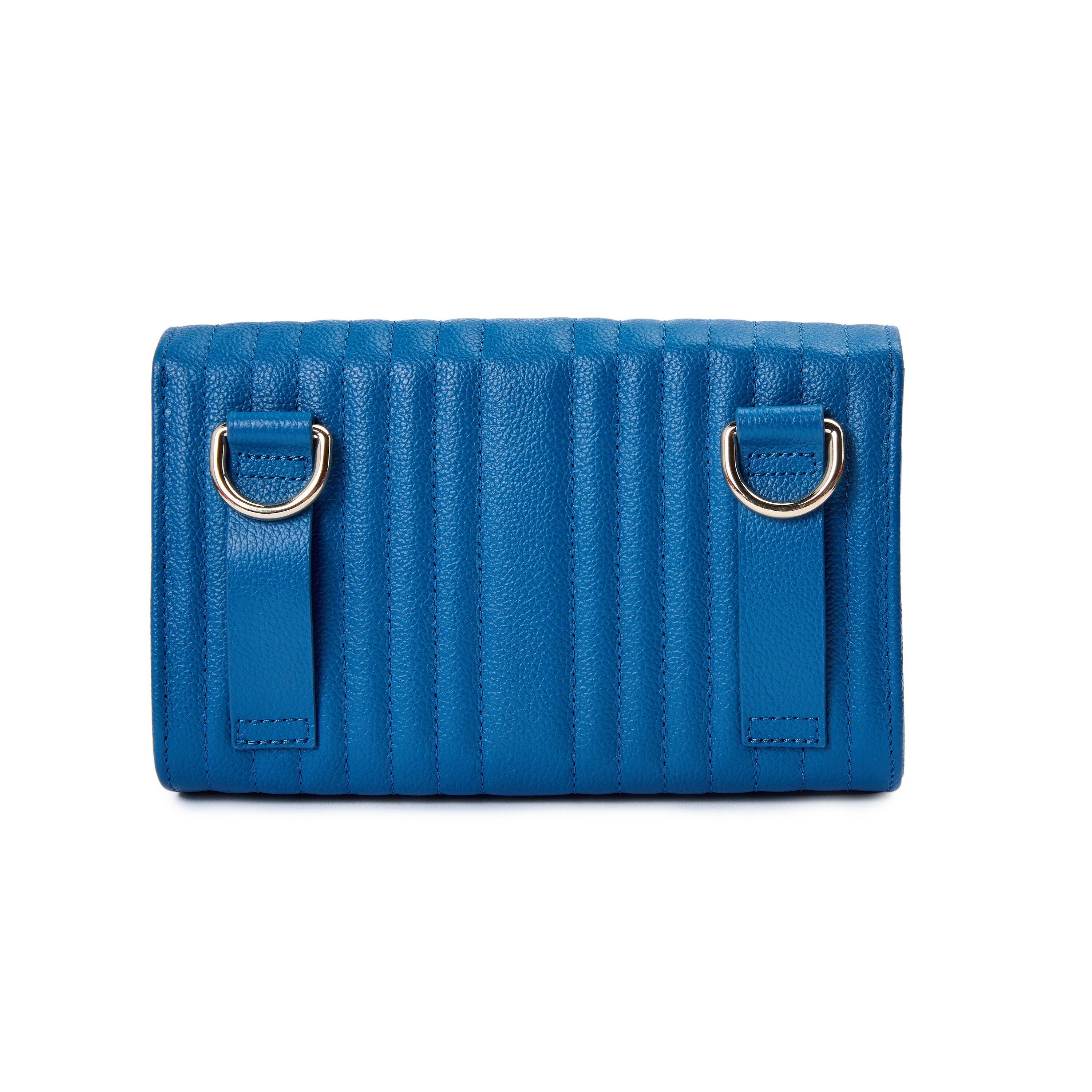 Bolso de hombro Mimi de cuero cruzada de color azul - Wolf - Azul marino Azul marino-4