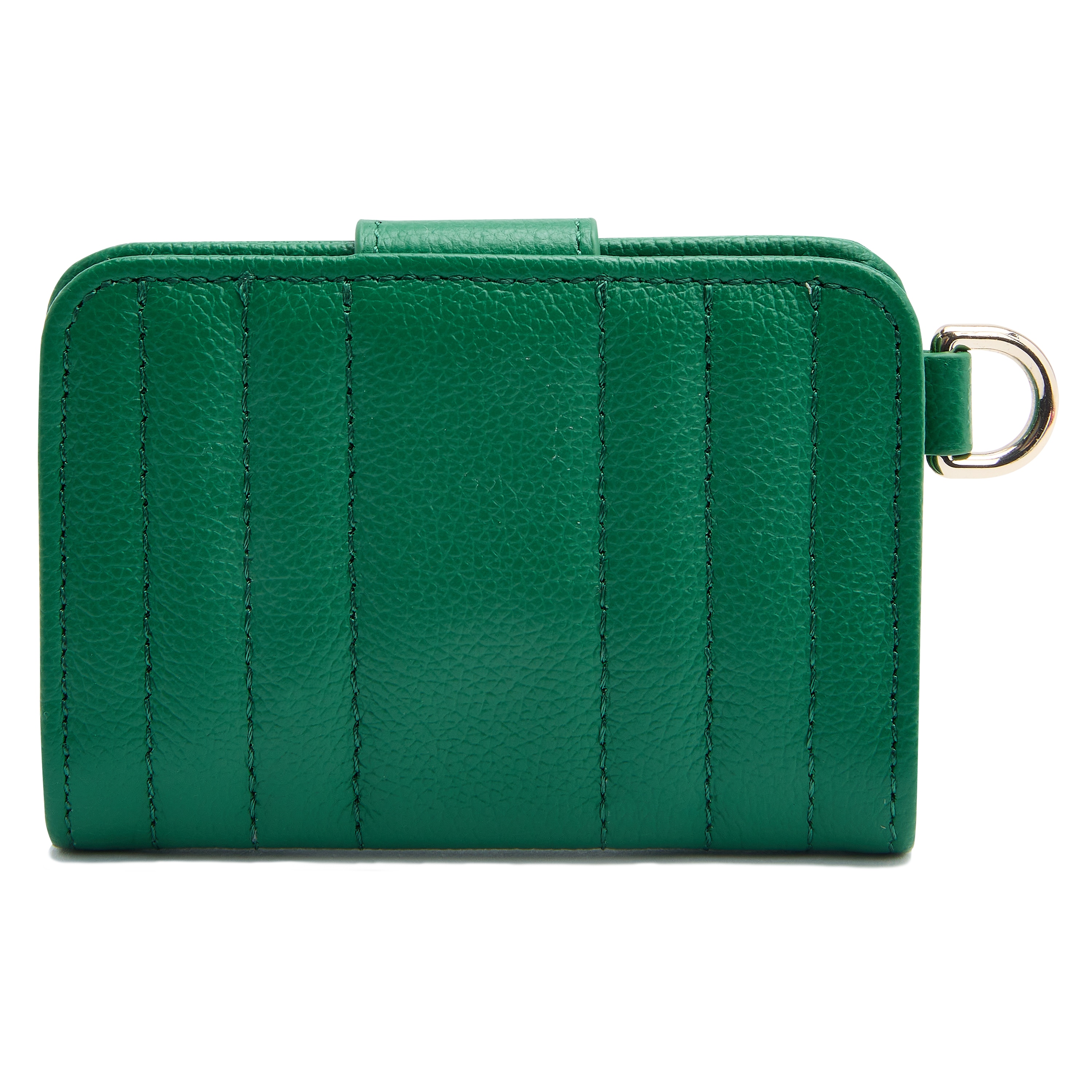 Tarjetero de mujer Mimi de cuero de color - Wolf - Verde Verde-2