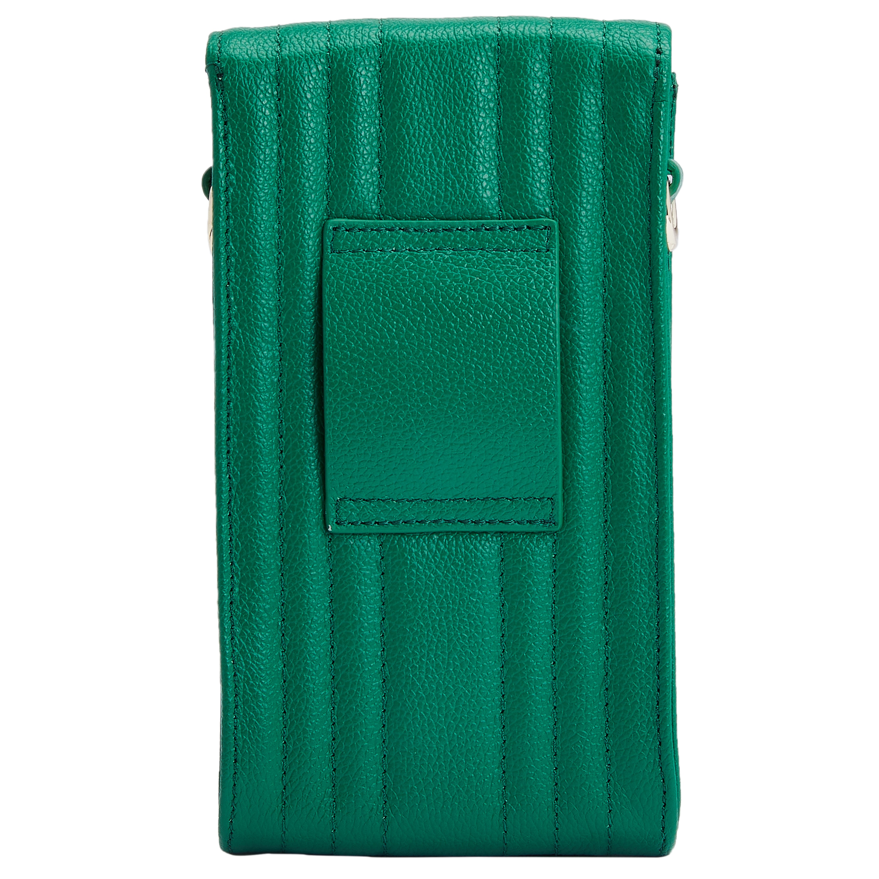 Bolso para móvil o auriculares Mimi de cuero color - Wolf - Verde Verde-5