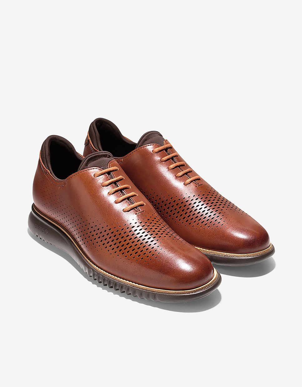 Zapato oxford de hombre estilo oxford confeccionados en piel - Cole Haan - Marrón Marrón-4