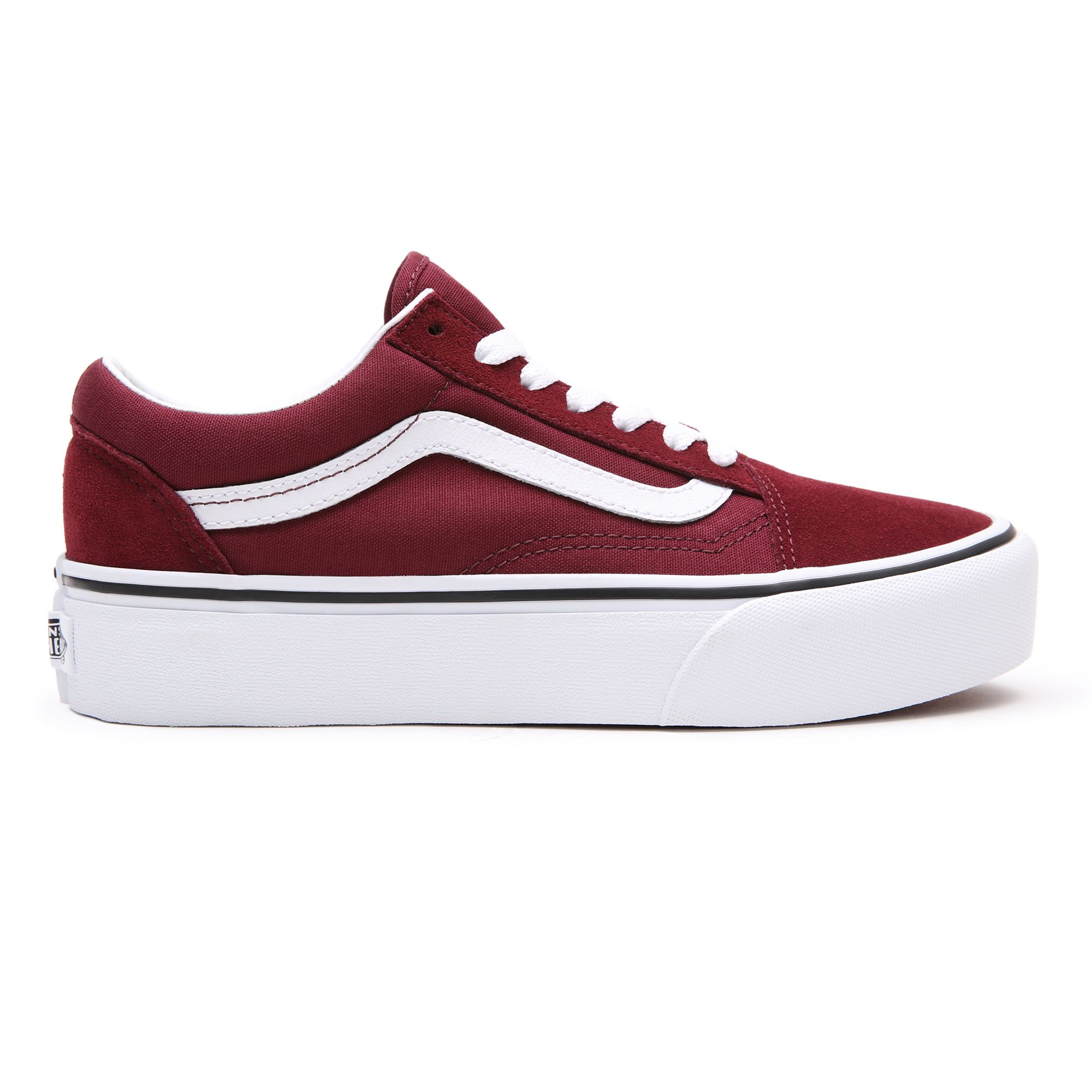 zapatillas vans granate mujer