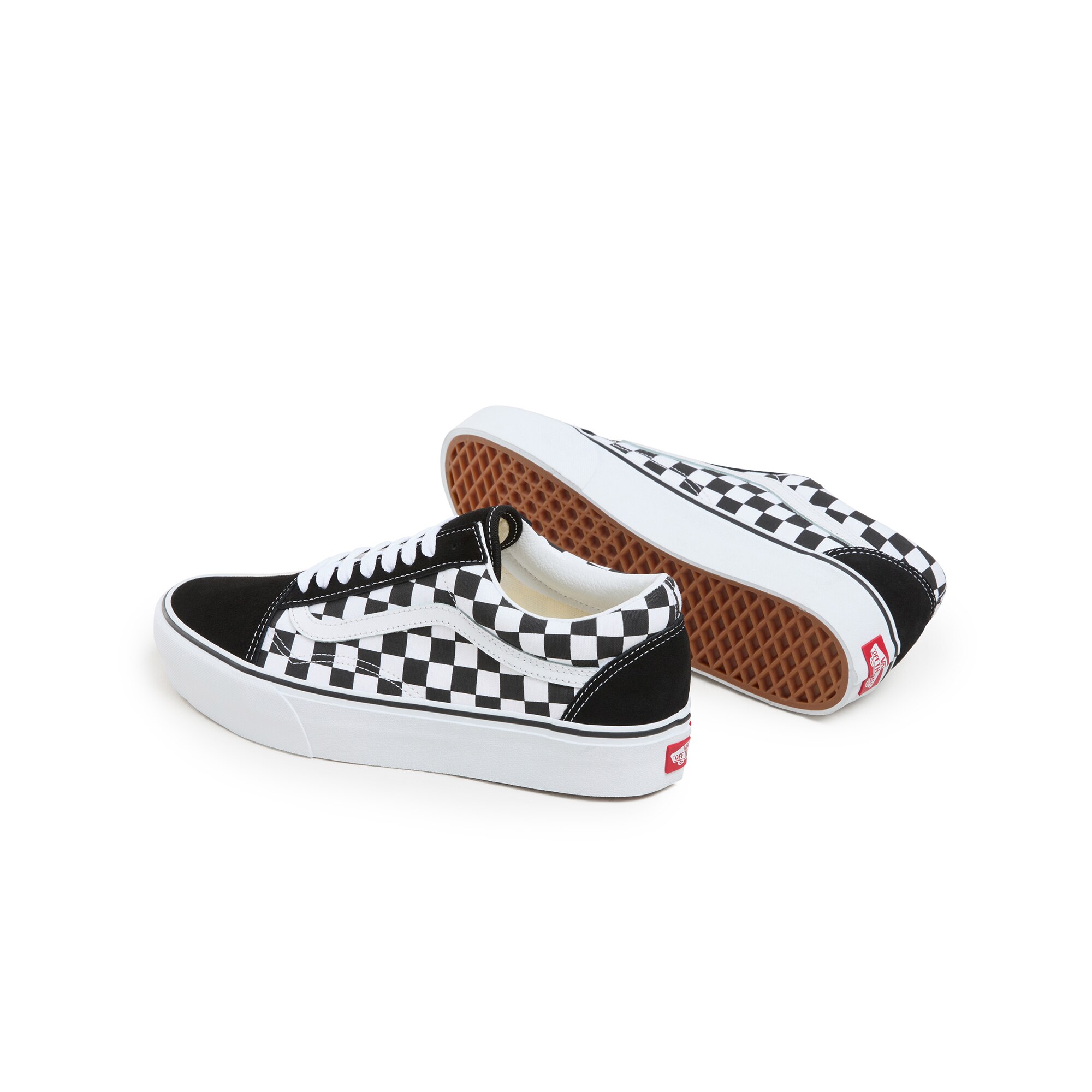 Zapatillas casual unisex Old Skool Platform Vans - Blanco / Negro Blanco / Negro-3