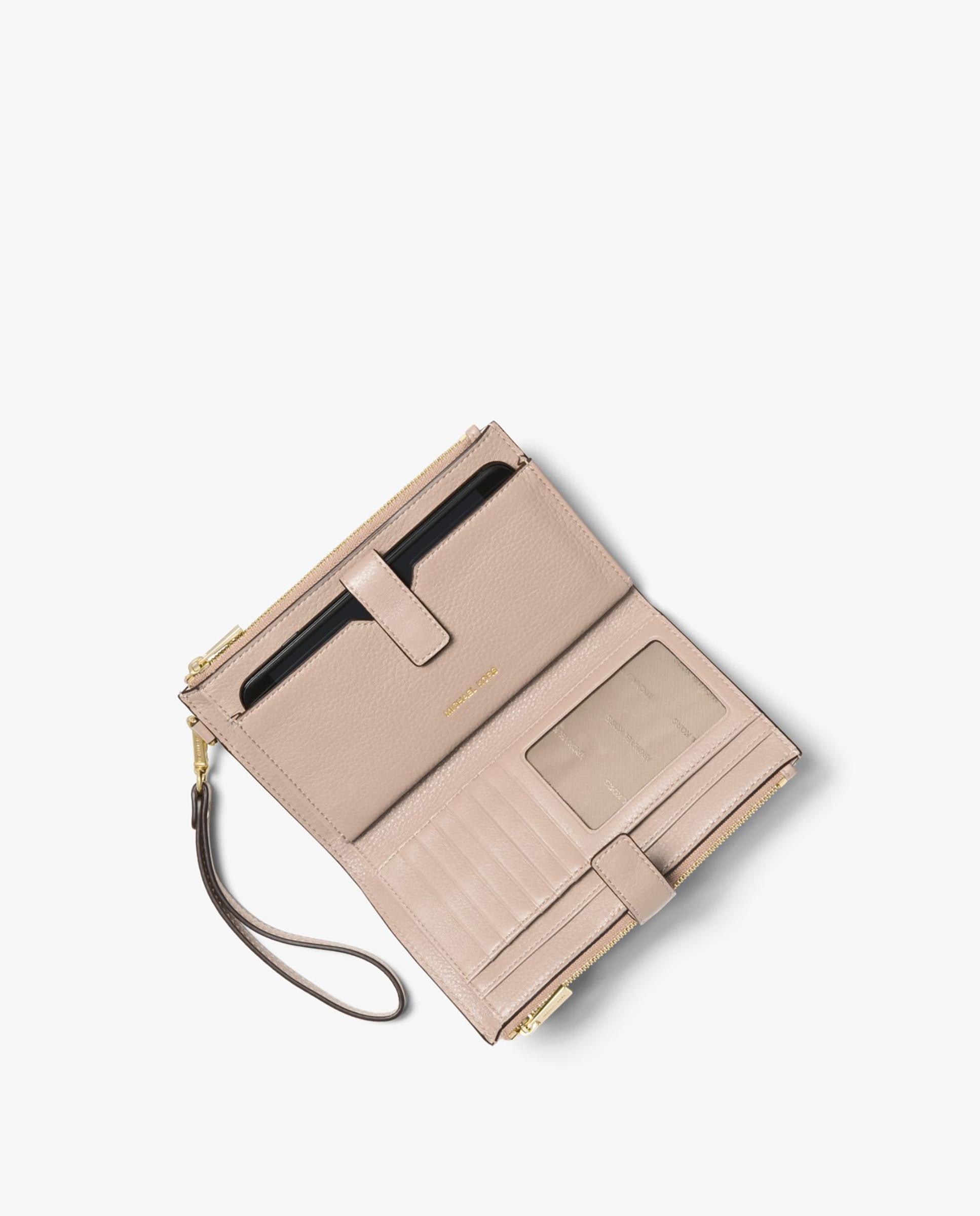 Cartera de mujer adele de piel con compartimento para smartphone - Michael Michael Kors - Crudo Crudo-3