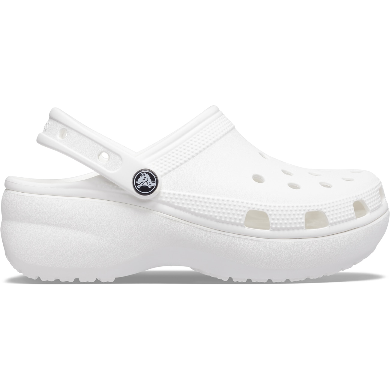 Zuecos de mujer con plataforma Classic Platform Crocs - Blanco Blanco-1