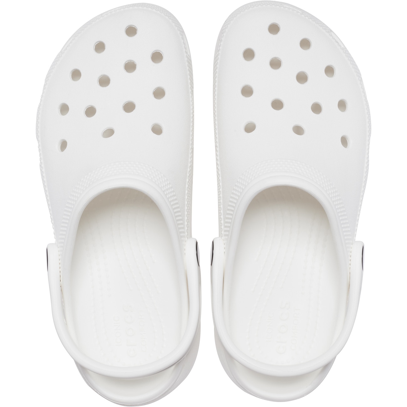 Zuecos de mujer con plataforma Classic Platform Crocs - Blanco Blanco-3
