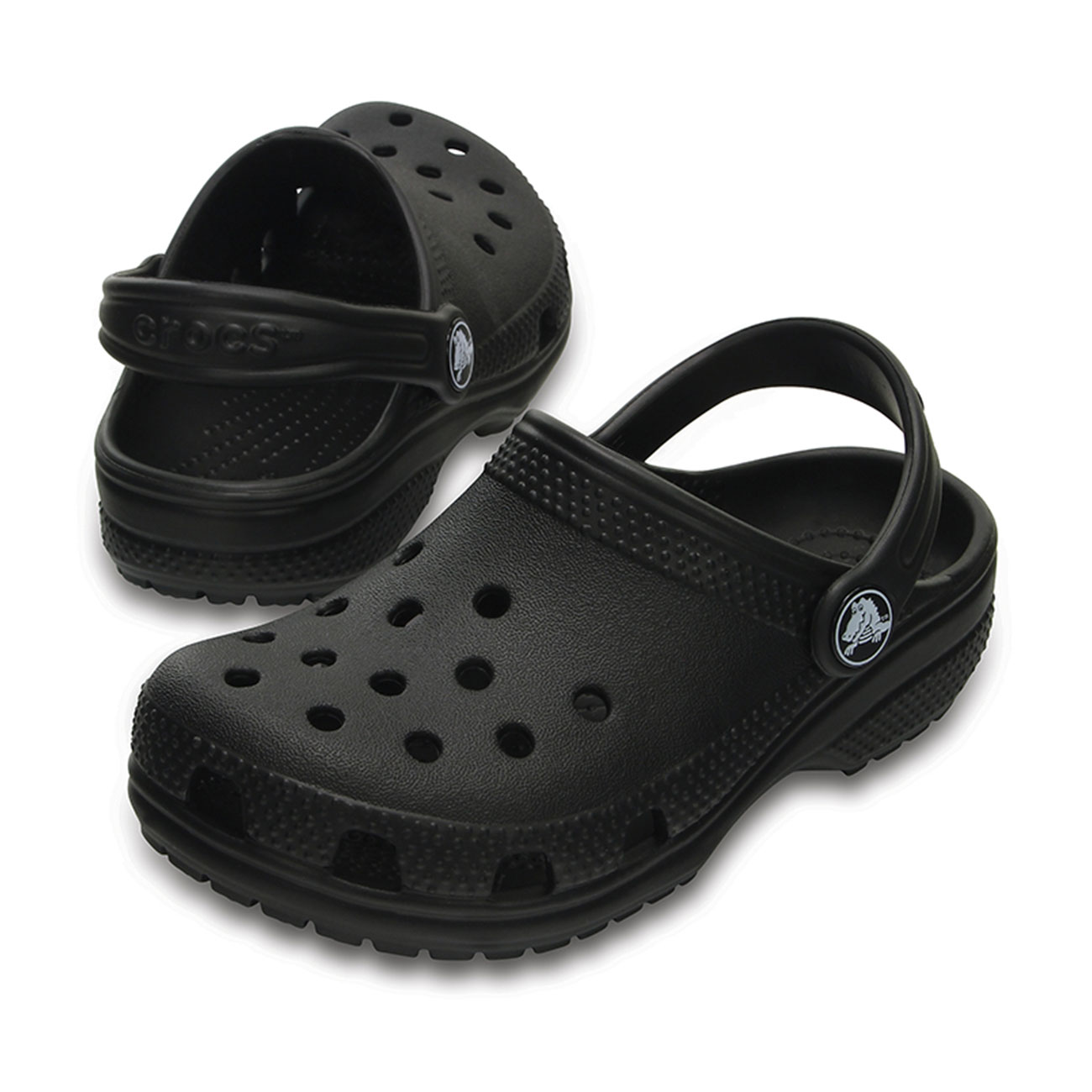 Zuecos de bebés Classic Clog Crocs - Negro Negro-2