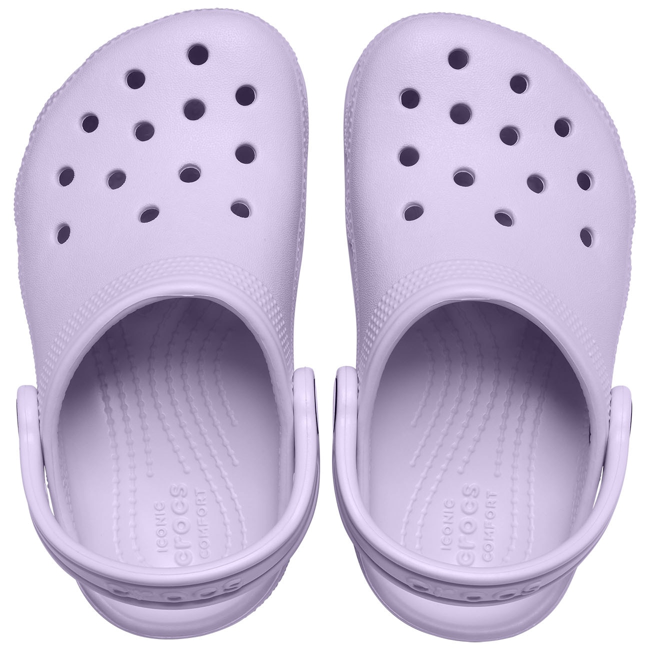 Imagen 3 de Zuecos de bebés Classic Clog Crocs - Morado pastel Morado pastel