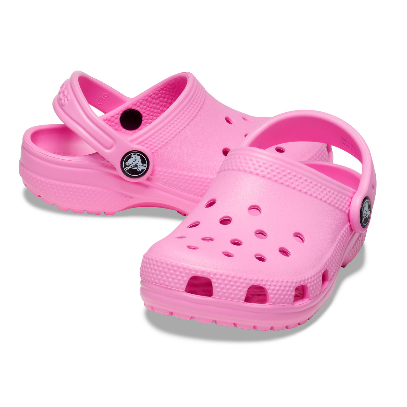 Zuecos de bebés Classic Clog Crocs - Rosa chicle Rosa chicle-2