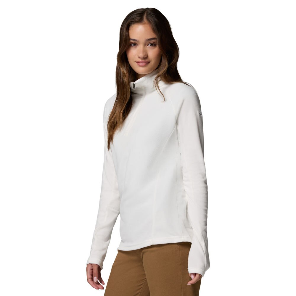 Forro polar mujer Glacial™ IV Columbia - Lila Blanco-3