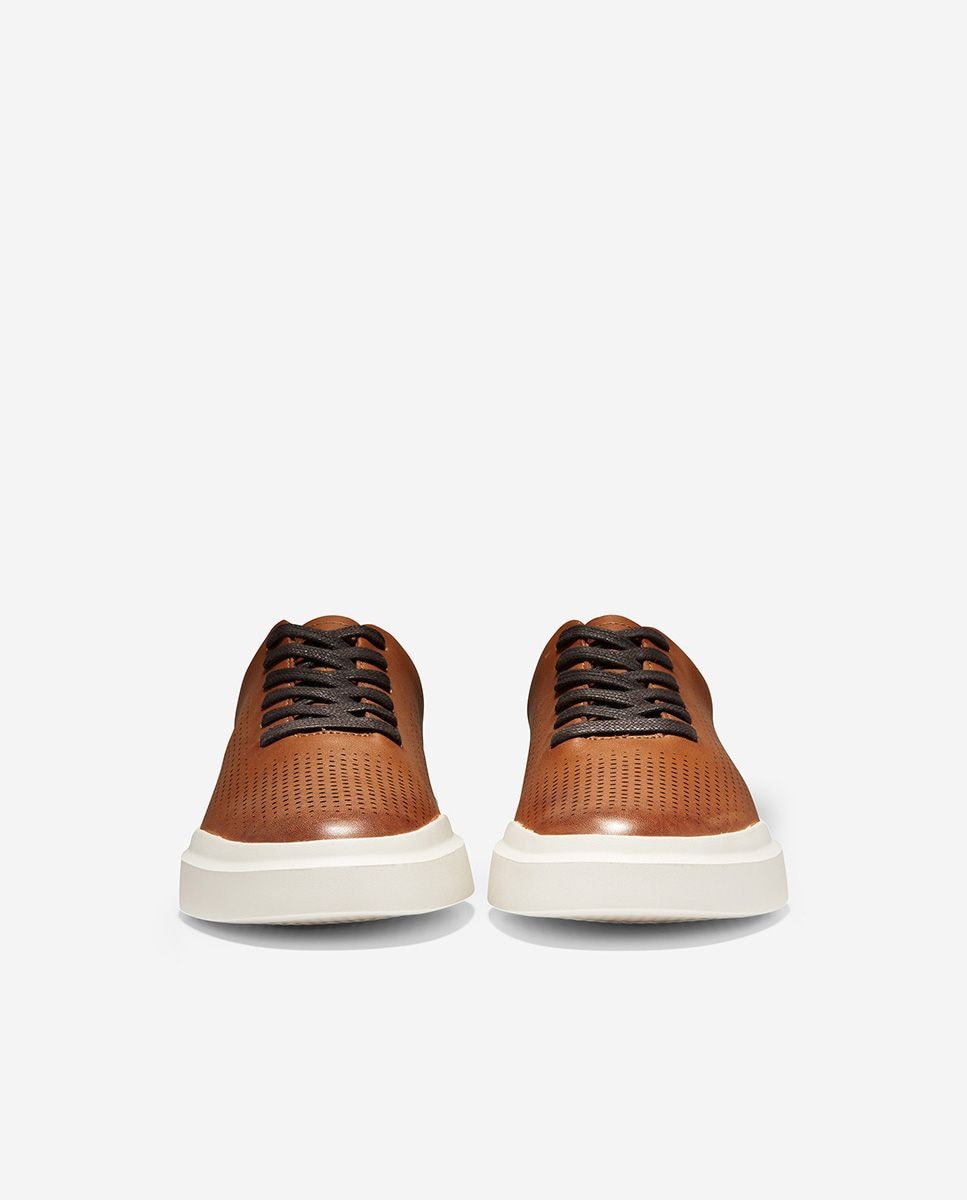 Zapatillas deportivas de hombre ligeras confeccionadas en cuero perforado - Cole Haan - Marrón Marrón-2