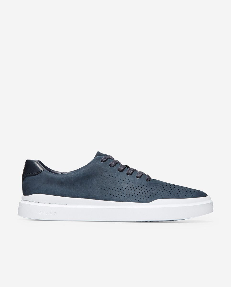 Imagen 0 de Zapatillas deportivas de hombre confeccionadas en nobuck perforado Azul