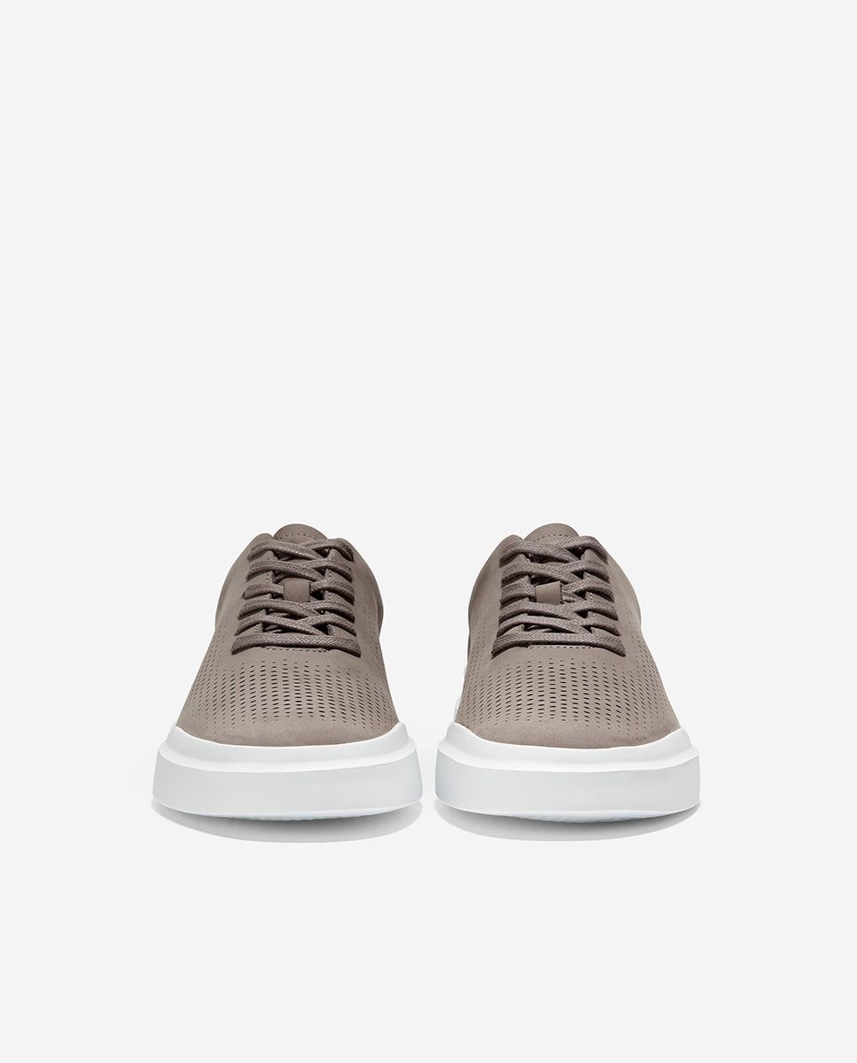 Zapatillas deportivas de hombre confeccionadas en nobuck perforado - Cole Haan - Gris Gris-2