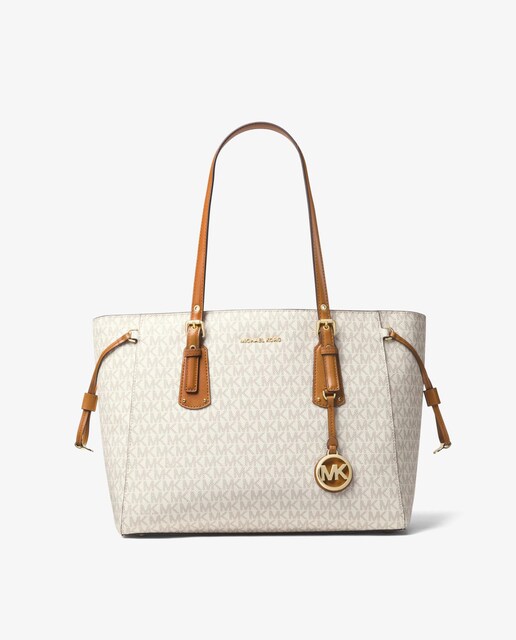 Imagen 0 de Bolso de hombro Voyager tote con estampado de logotipos