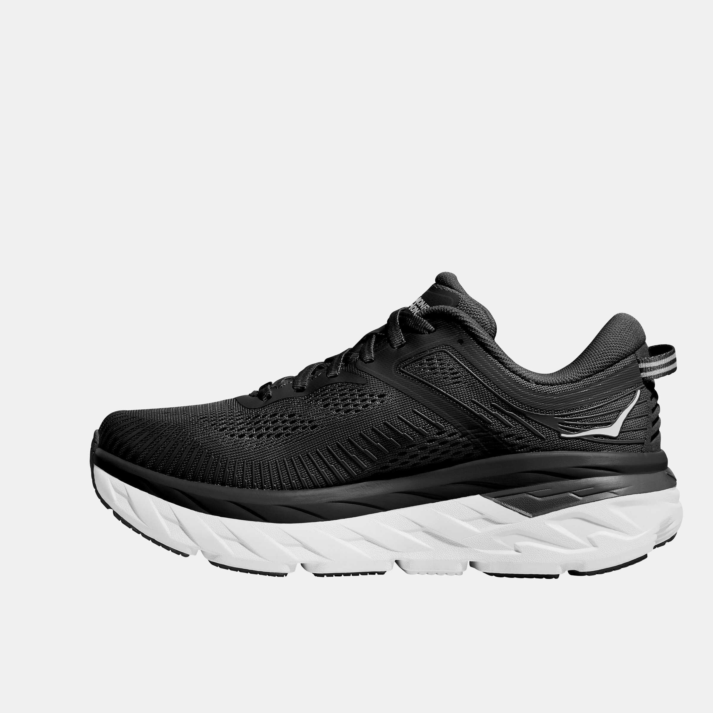 Zapatillas casual de mujer BONDI 7 HOKA Negro / Blanco · El Corte
