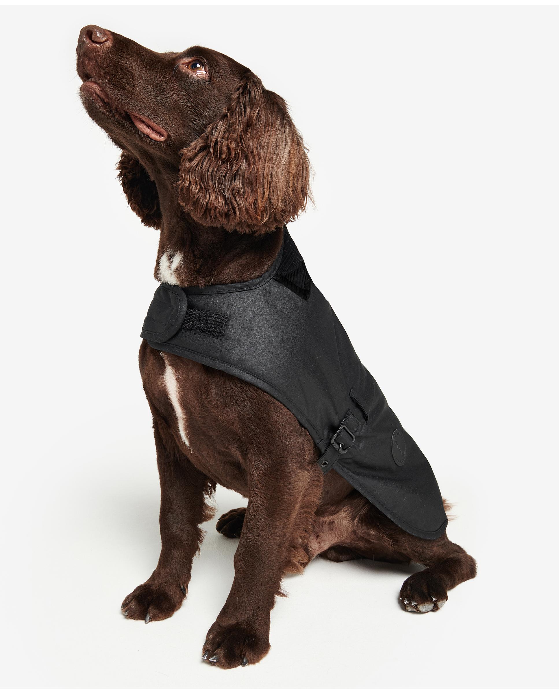 Abrigo Barbour Wax Dog Coat Negro-2