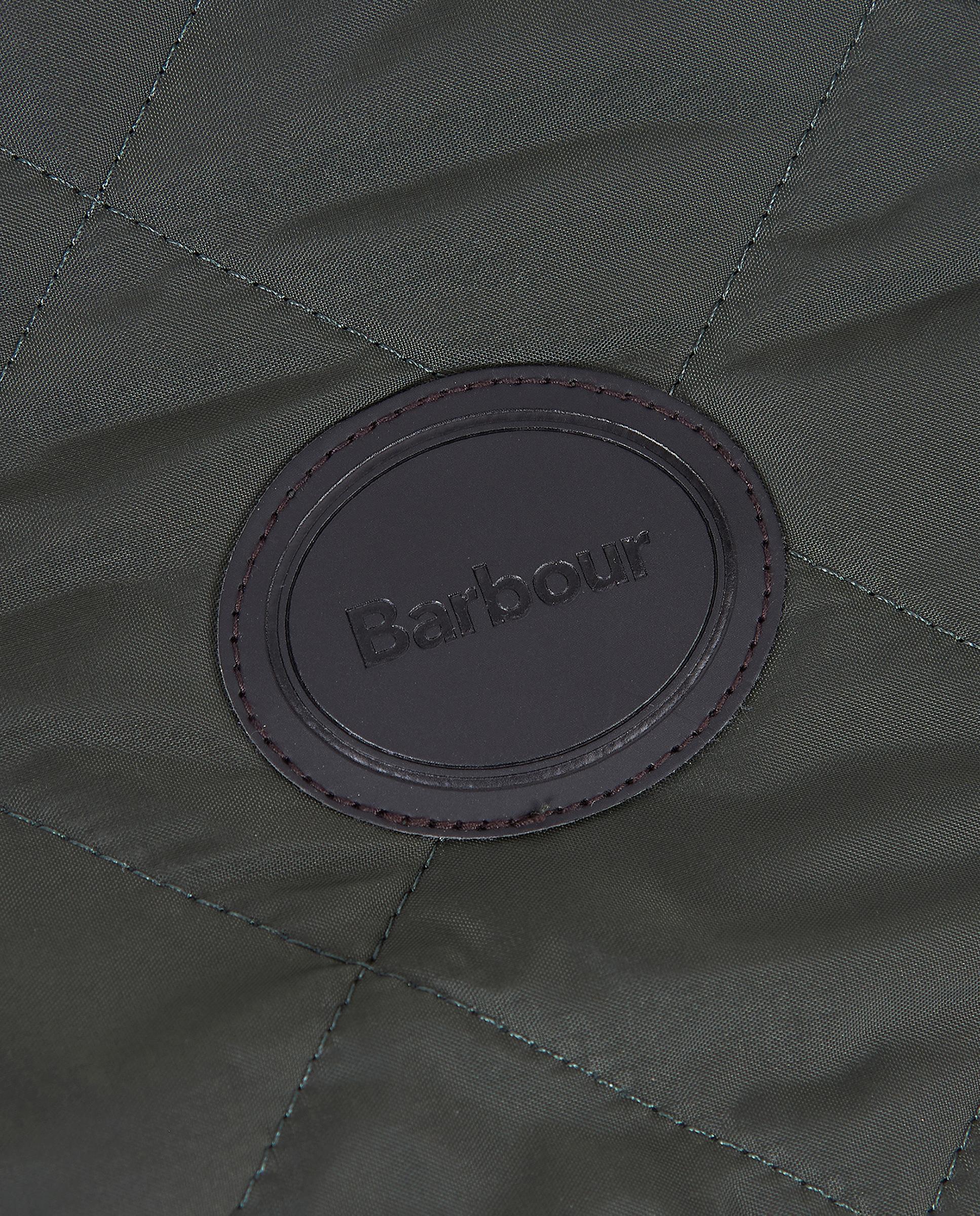 Abrigo Barbour Quilted Dog Coat Verde-3