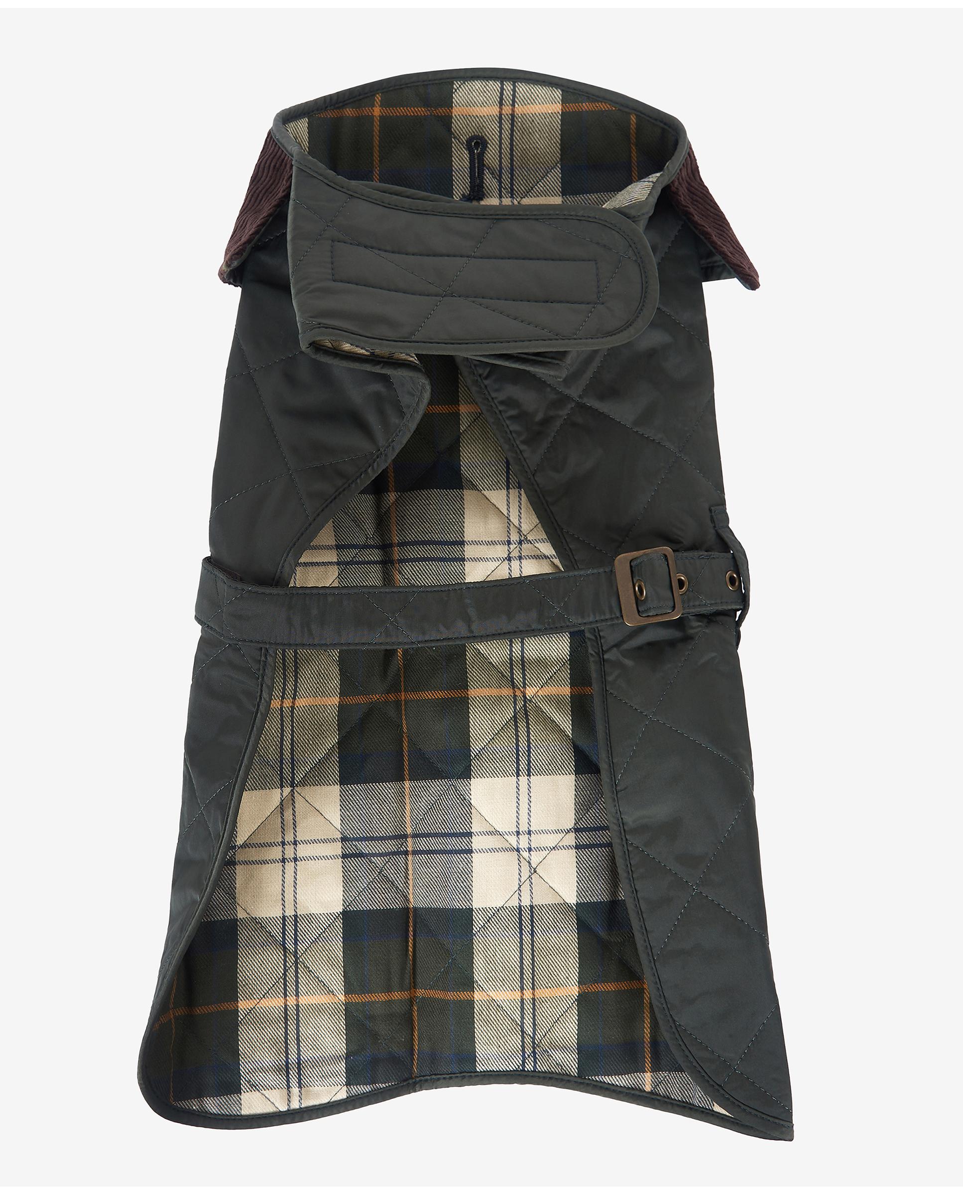 Abrigo Barbour Quilted Dog Coat Verde-4