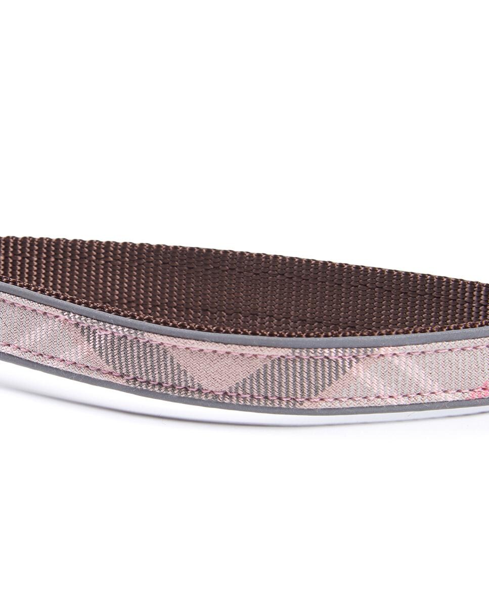 Correa Barbour Reflective Tartan Dog Lead Marrón-3