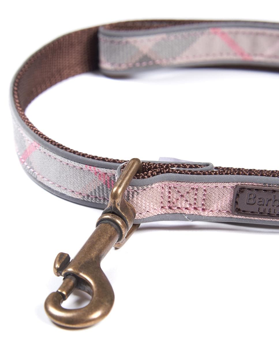 Correa Barbour Reflective Tartan Dog Lead Marrón-4