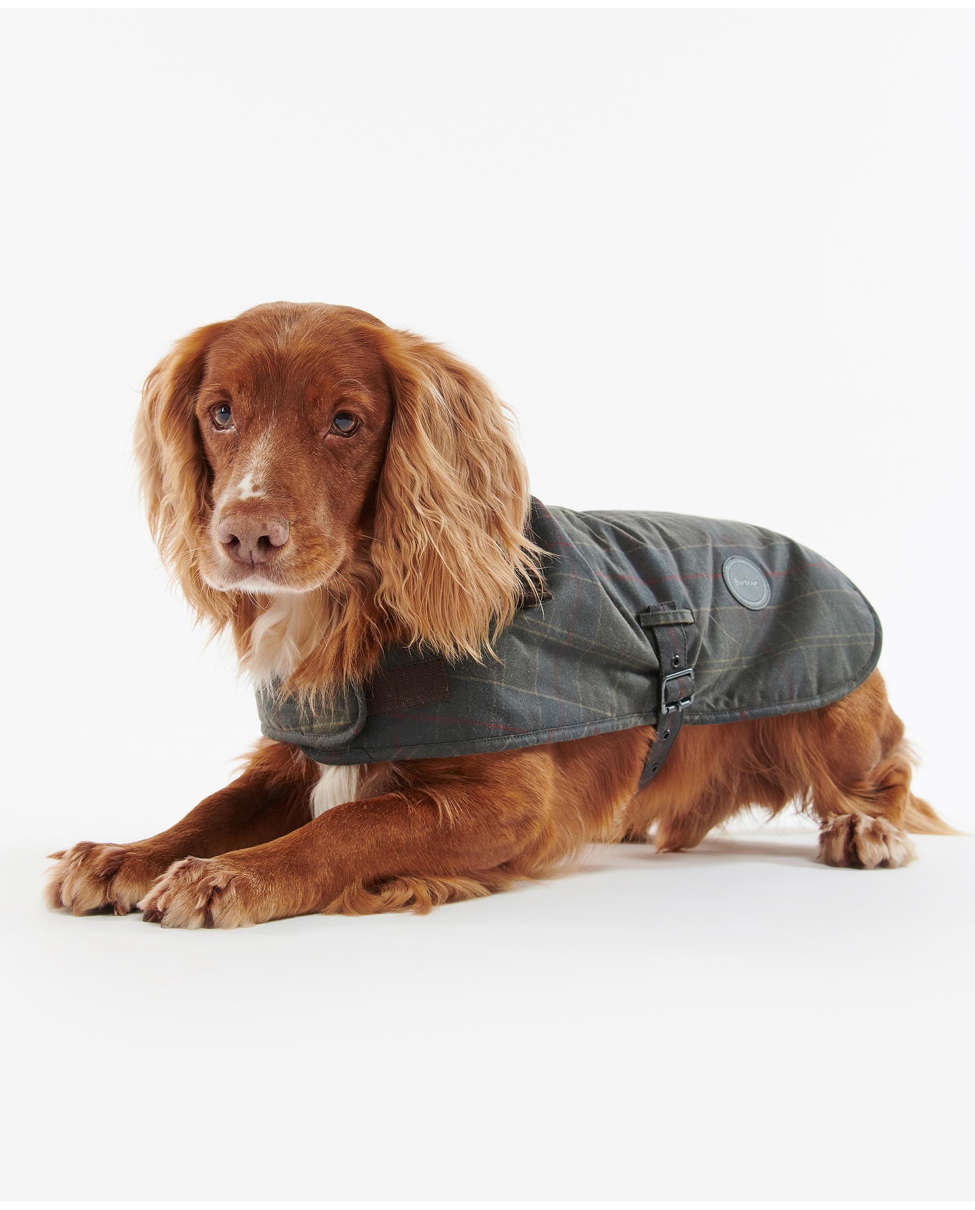 Abrigo Barbour Tartan Wax Dog Coat Verde-2