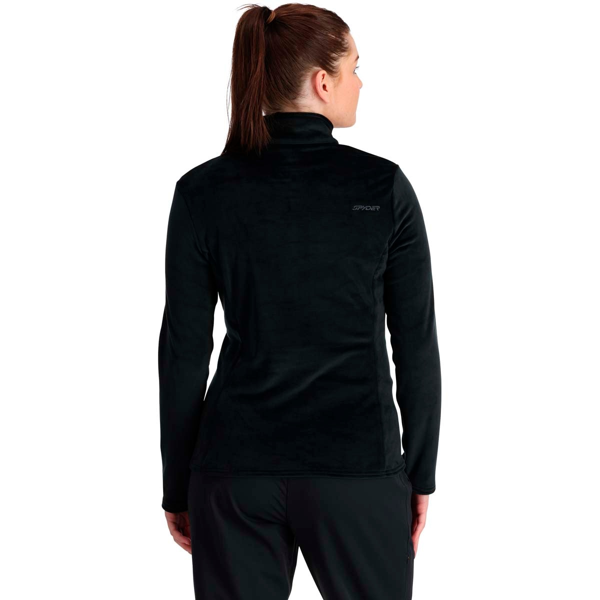 Forro polar de mujer Shimmer Bug 1/2 Zip Spyder - Negro Negro-2