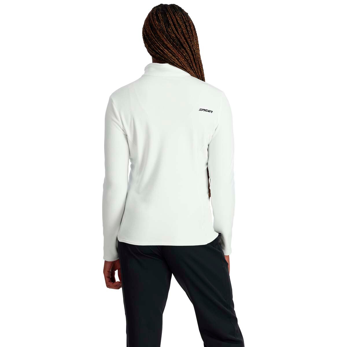 Forro polar de mujer Shimmer Bug 1/2 Zip Spyder - Blanco Blanco-2