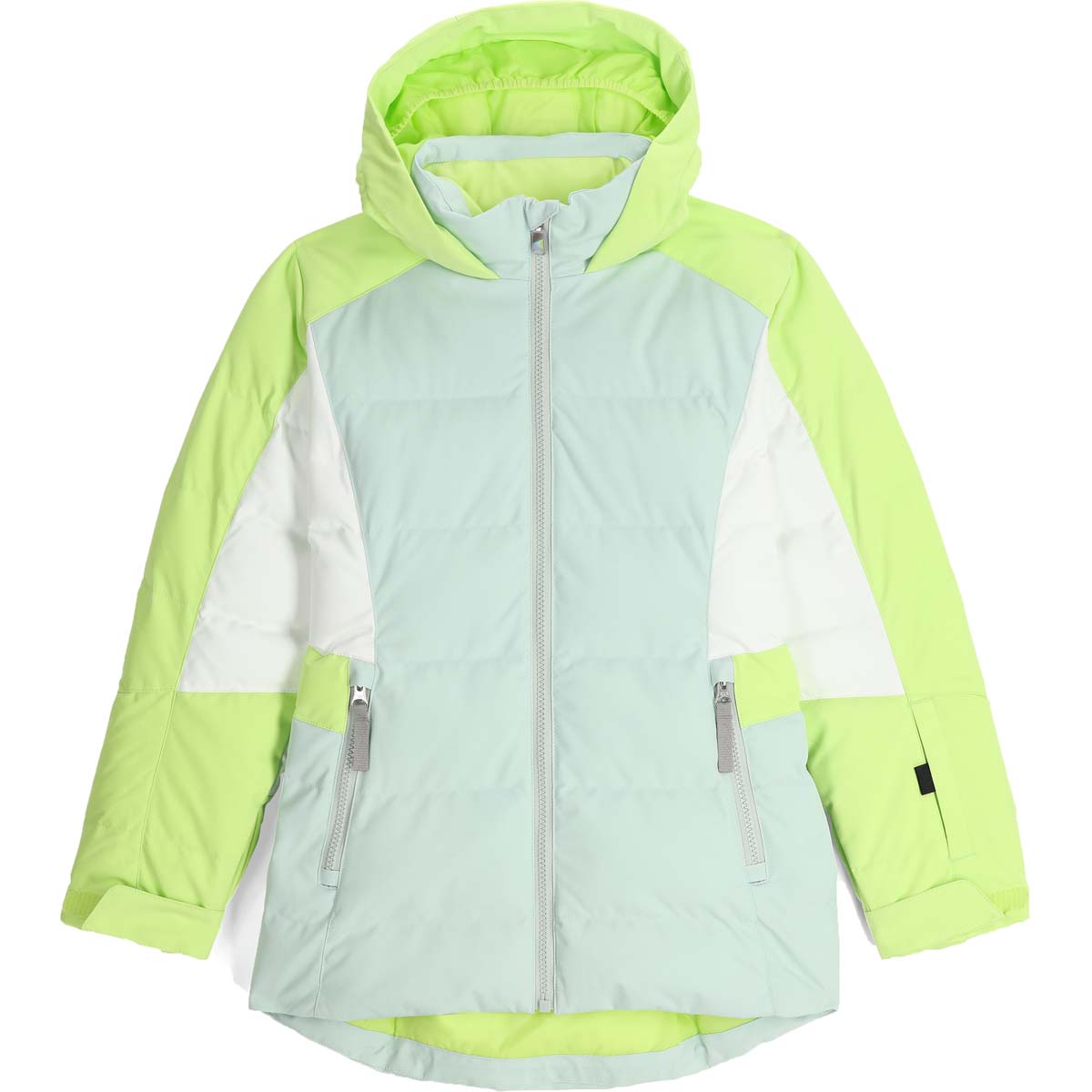 Chaqueta de esquí de niños Zadie Synthetic Down Spyder - Verde Agua Verde Agua-1