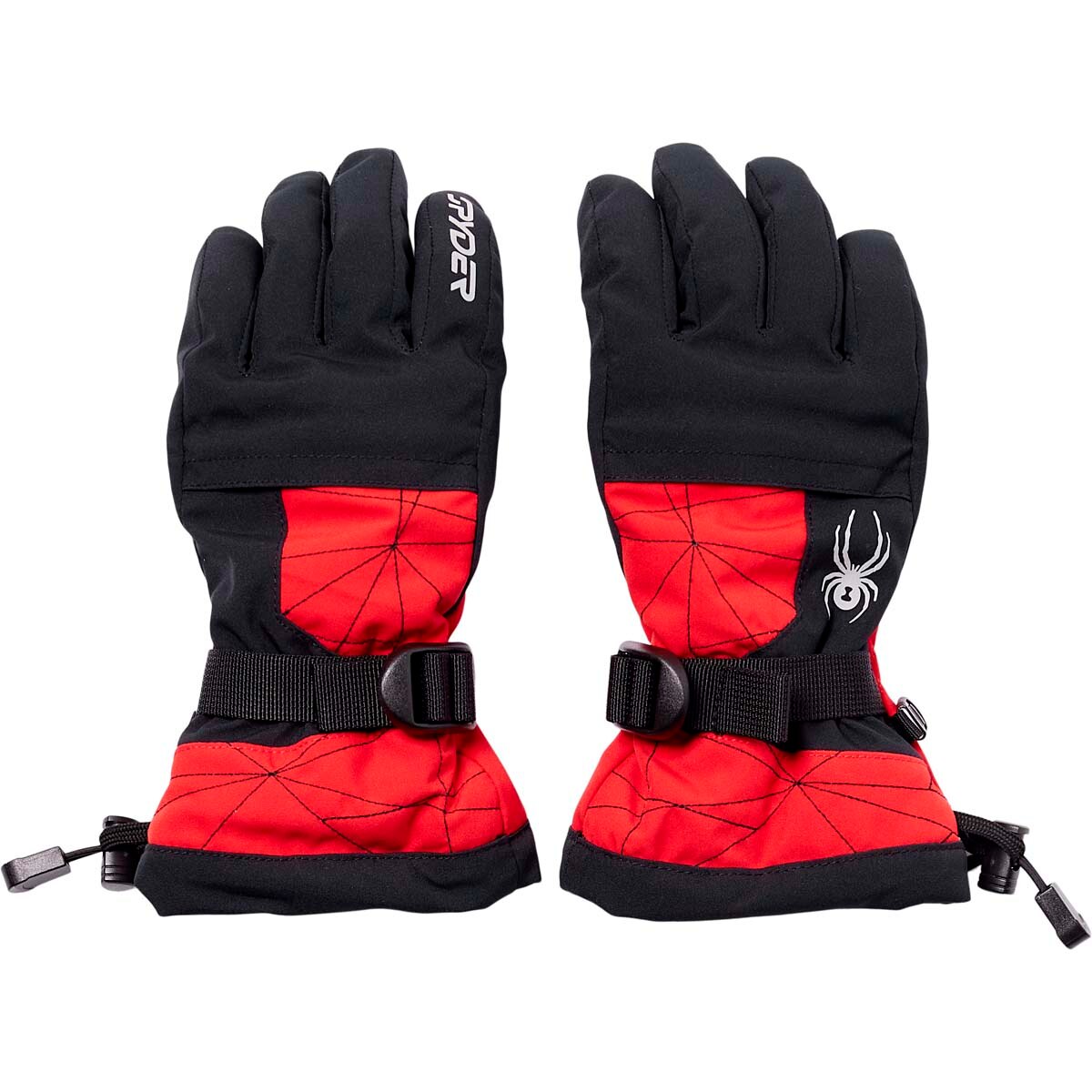 Imagen 0 de Guantes de esquí de niños Overweb Spyder Rojo