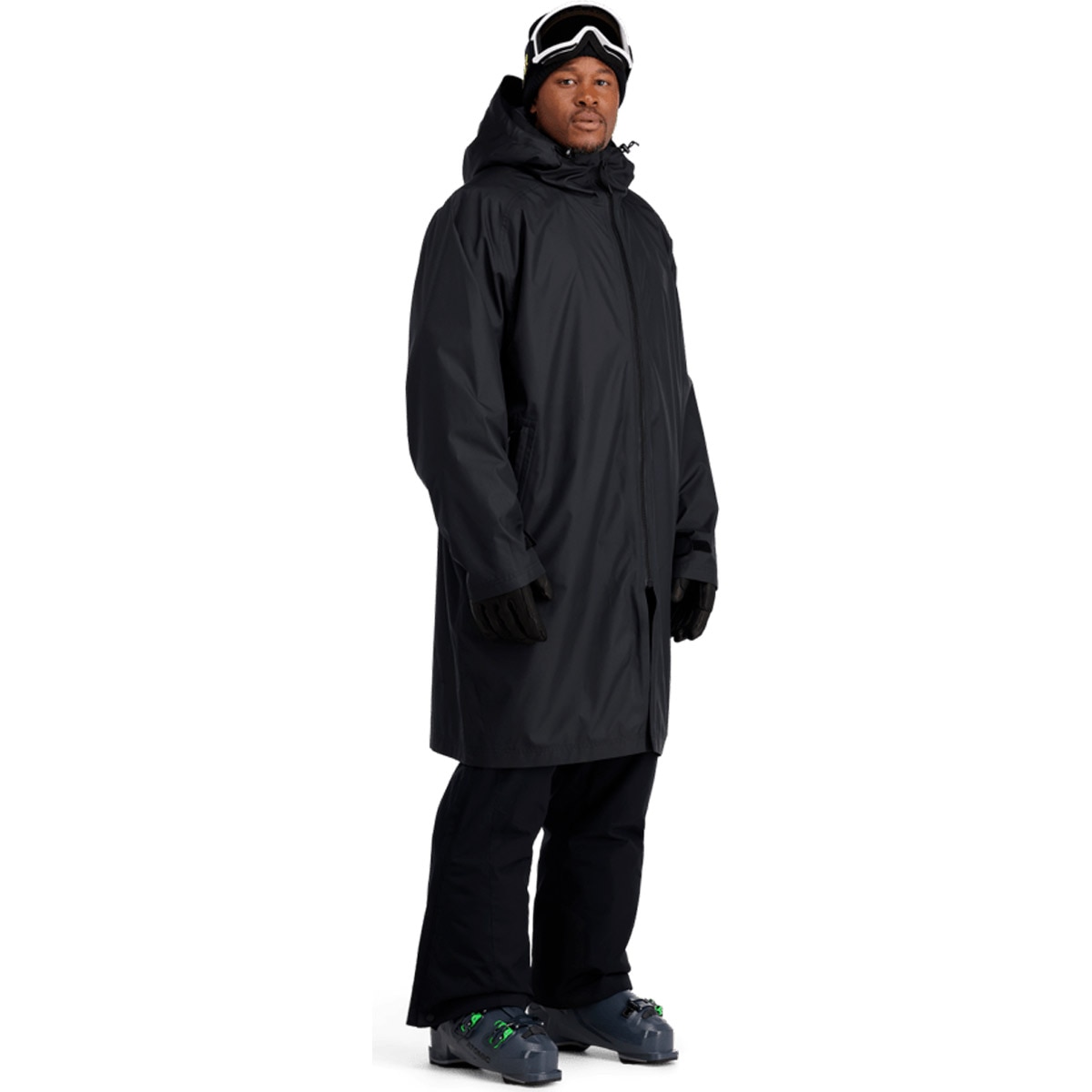 Imagen 0 de Chaqueta de hombre Rain Shell Spyder Negro